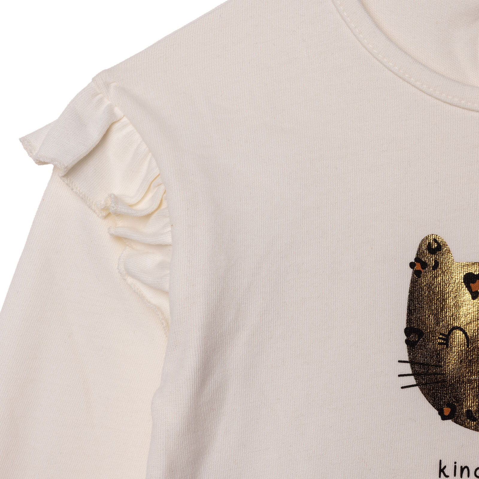 Kız Bebek Leopar Bluz-Tayt Uzun Kol Reçme Paça