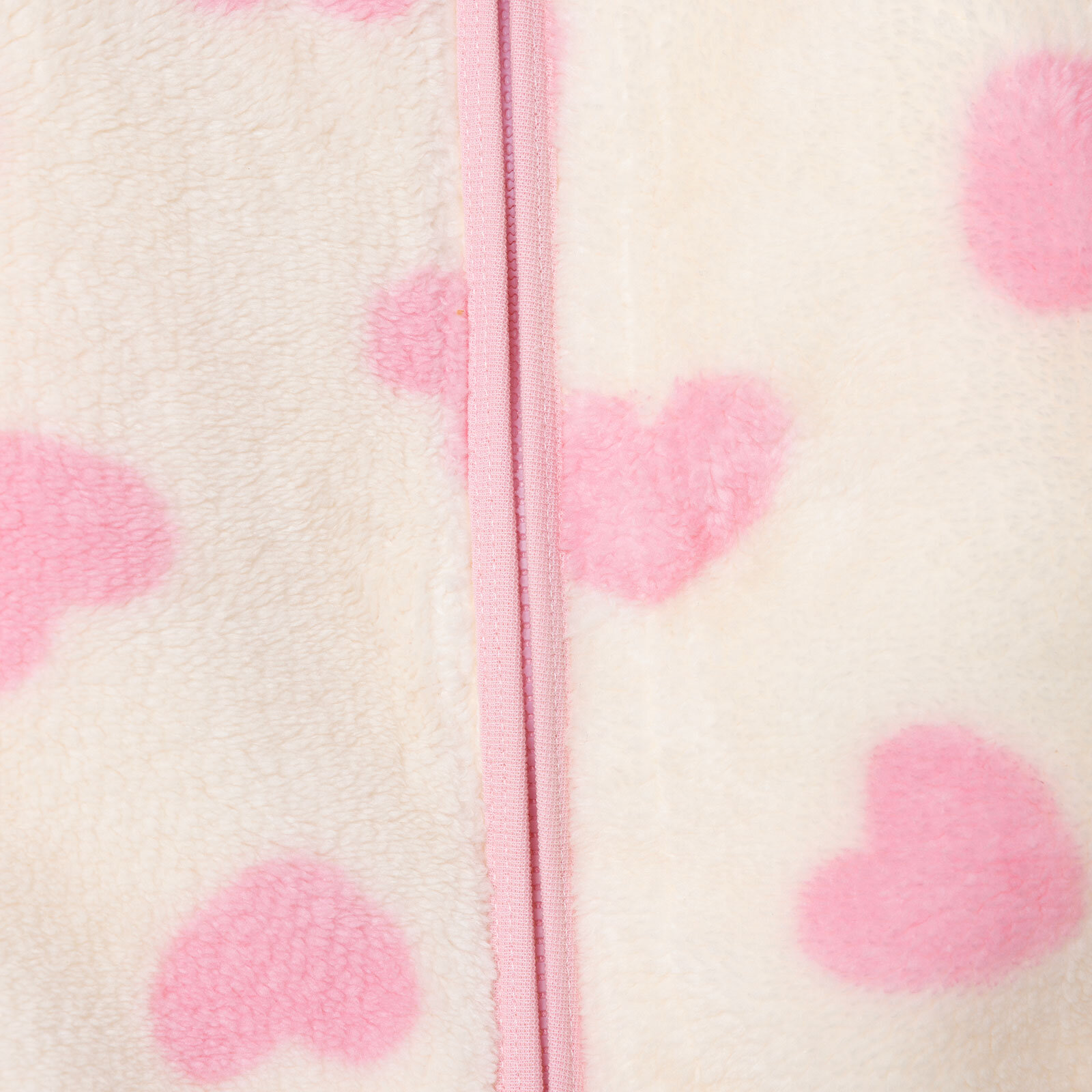 Kız Bebek Monochrome Welsoft Hırka Peluş Uzun Kol