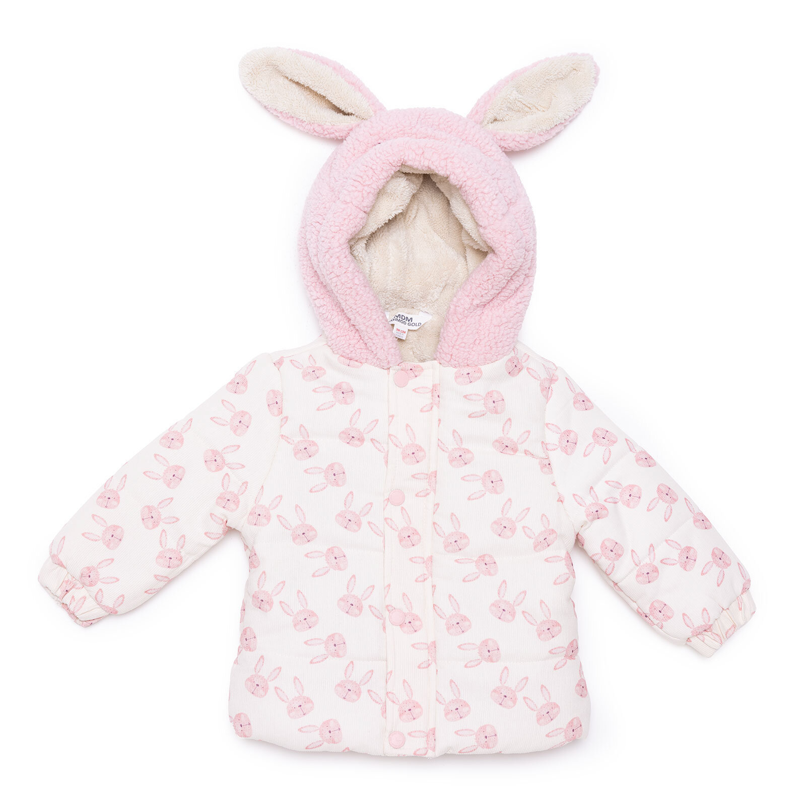 Kız Bebek Mont Fermuarlı Çıtçılı Uzun Kol Kız Bebek Mont Fermuarlı Çıtçılı Uzun Kol