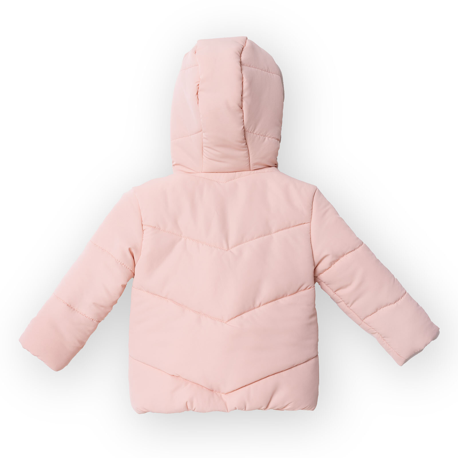 Kız Bebek Mont Fermuarlı Uzun Kol