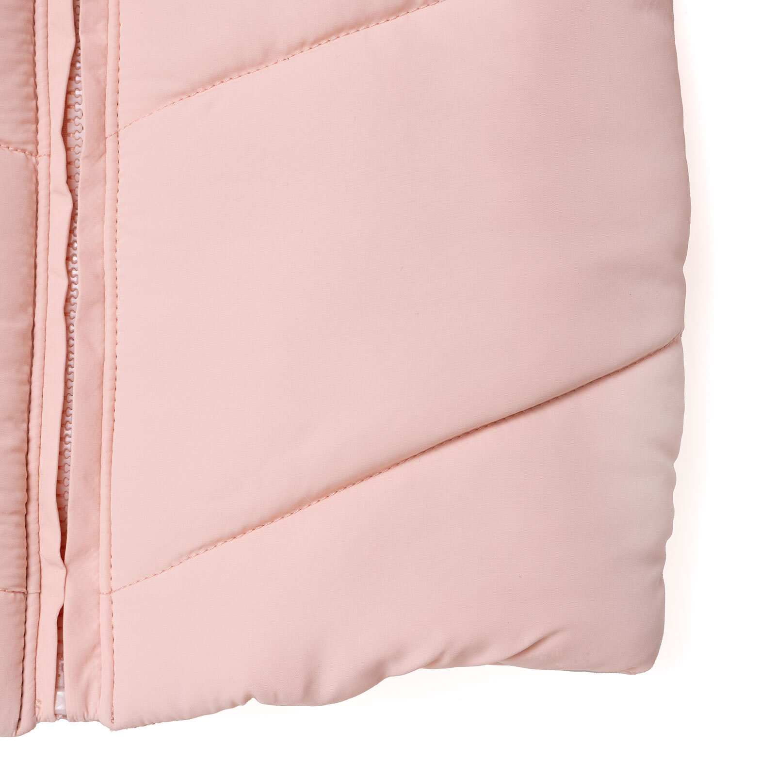 Kız Bebek Mont Fermuarlı Uzun Kol