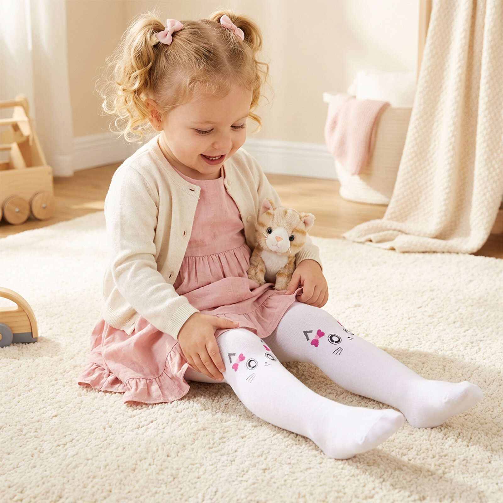 Kız Bebek Mus Külotlu Çorap