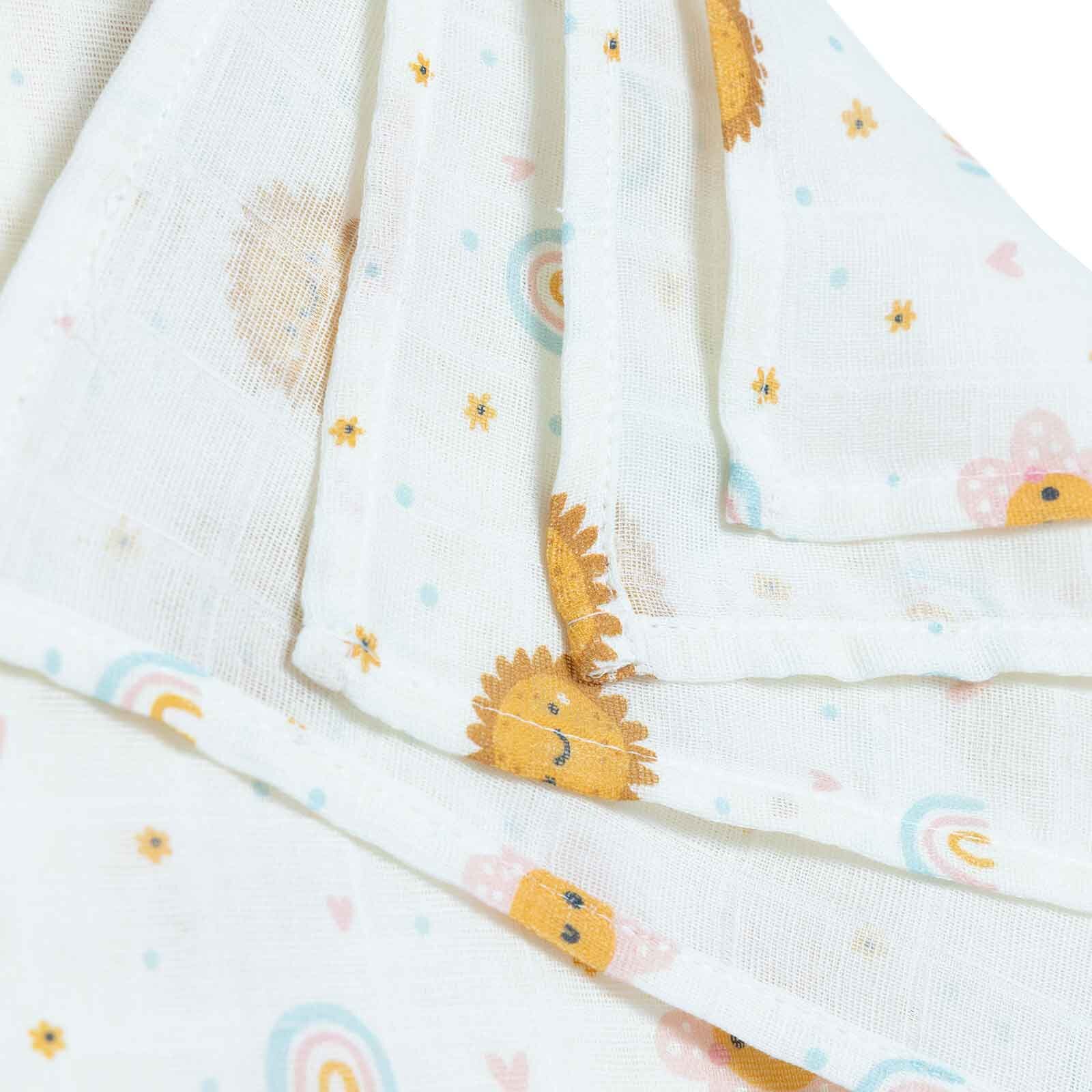 Kız Bebek Müslin Battaniye 100x110 cm