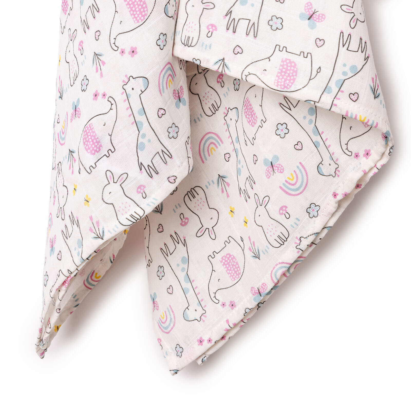 Kız Bebek Müslin Battaniye 100x110cm Kız Bebek Müslin Battaniye 100x110cm