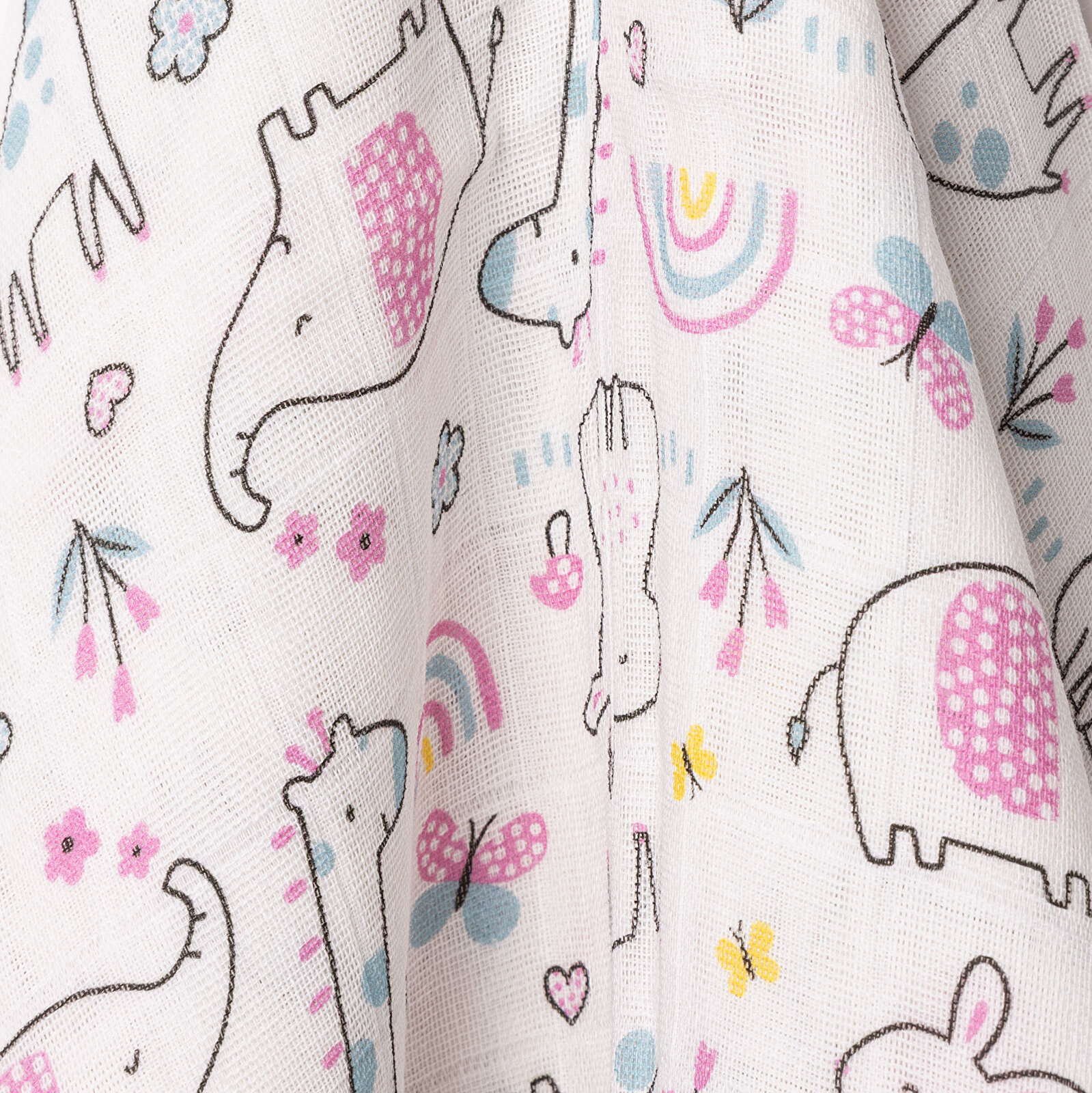 Kız Bebek Müslin Battaniye 100x110cm Kız Bebek Müslin Battaniye 100x110cm