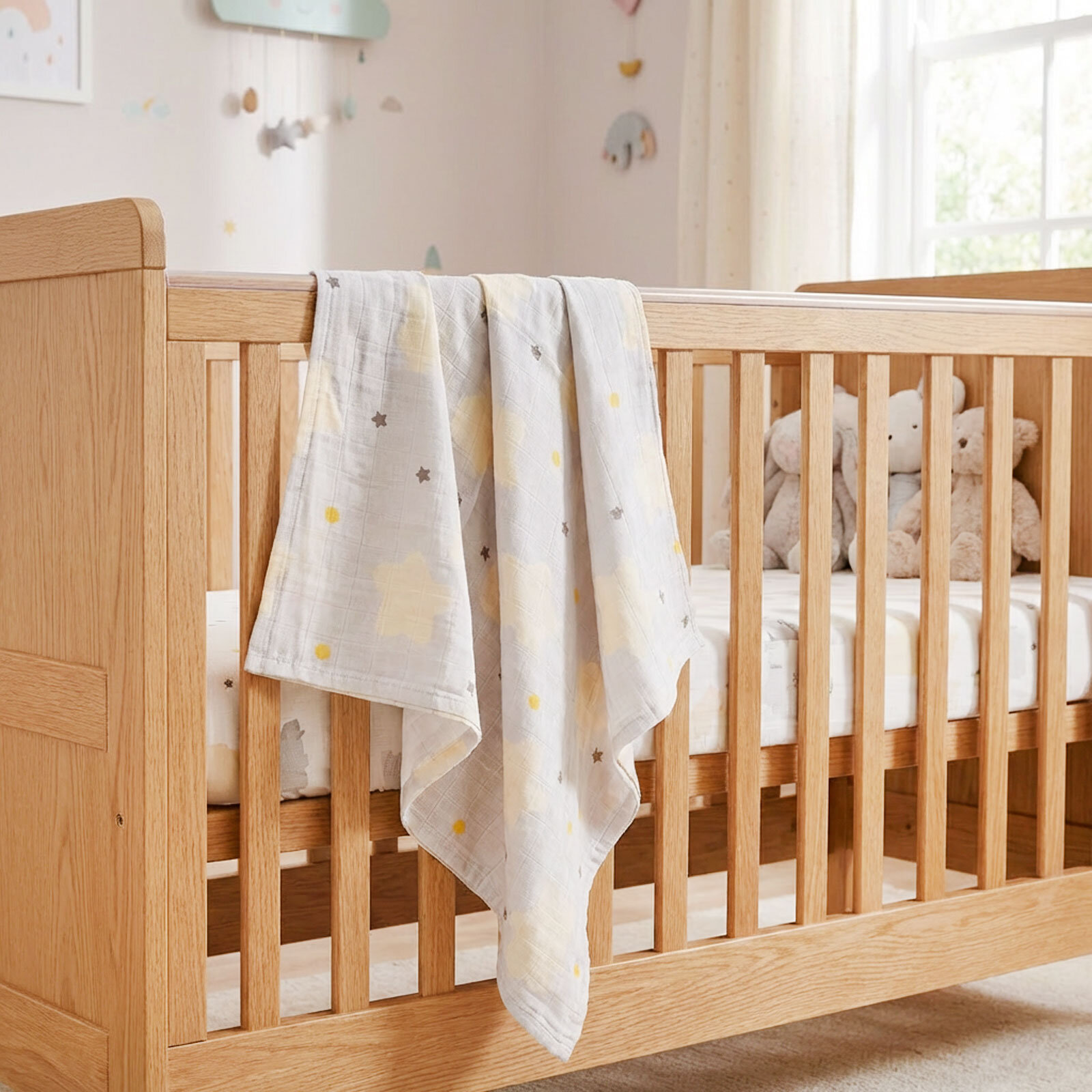 Kız Bebek Müslin Battaniye