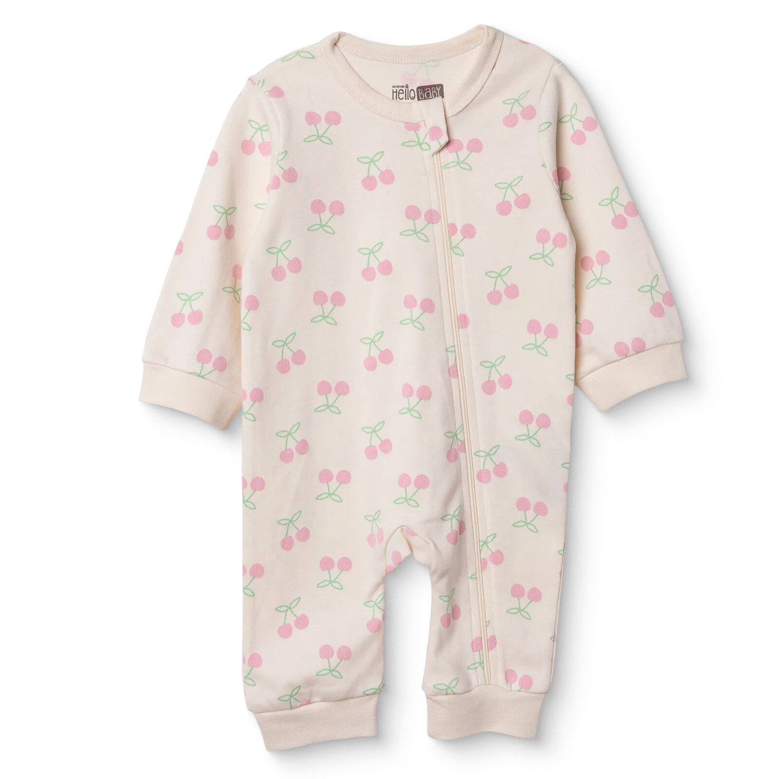 Kız Bebek Patiksiz Tulum Bisiklet Yaka Uzun Kol Ribanalı Paça