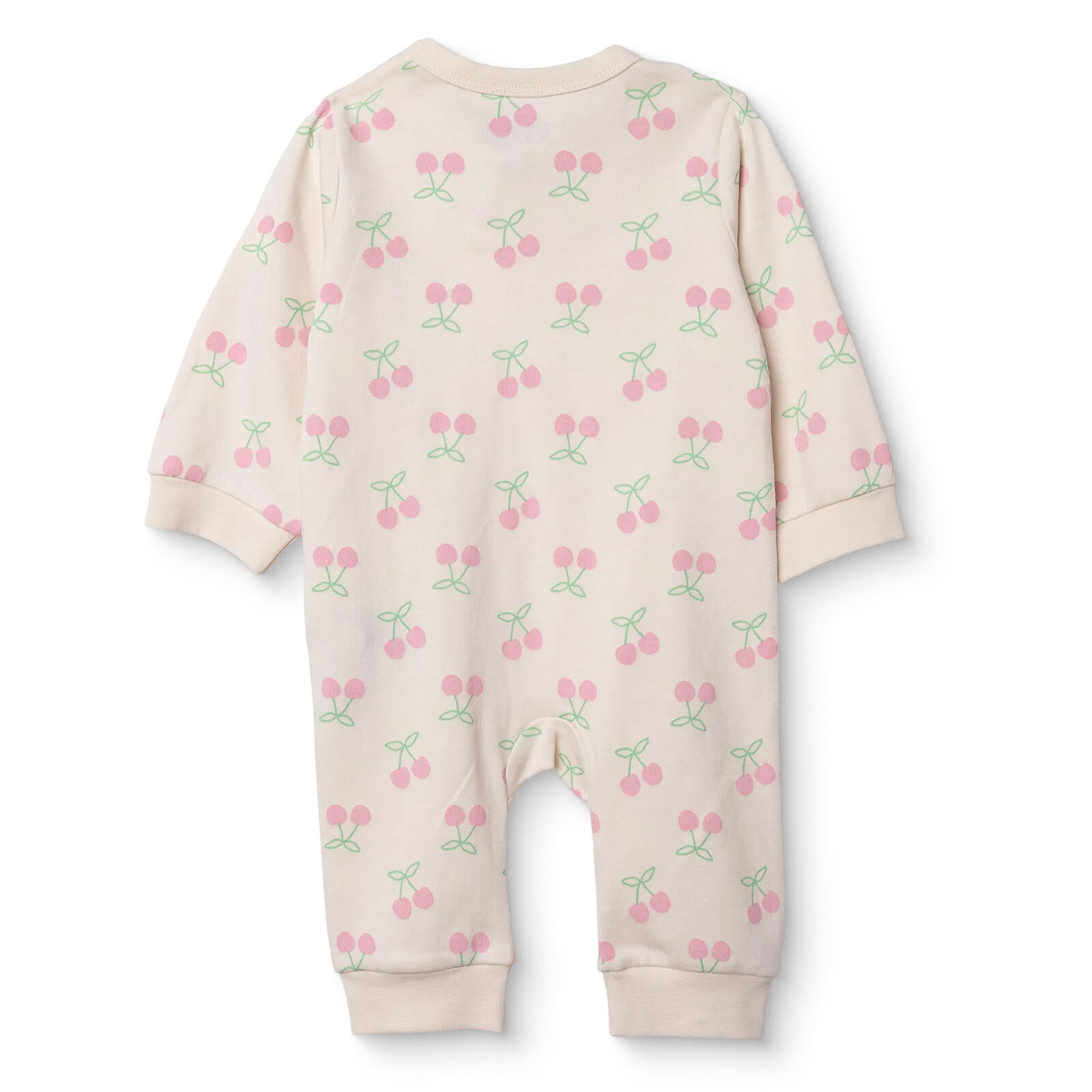 Kız Bebek Patiksiz Tulum Bisiklet Yaka Uzun Kol Ribanalı Paça