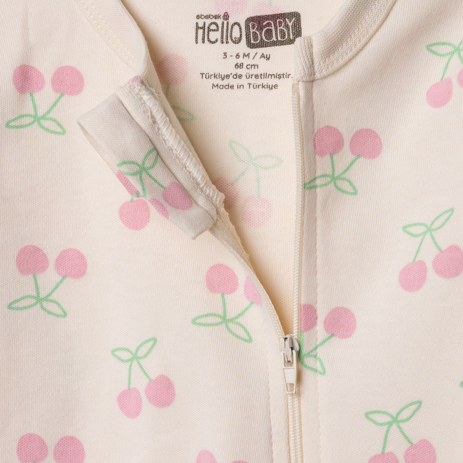 Kız Bebek Patiksiz Tulum Bisiklet Yaka Uzun Kol Ribanalı Paça