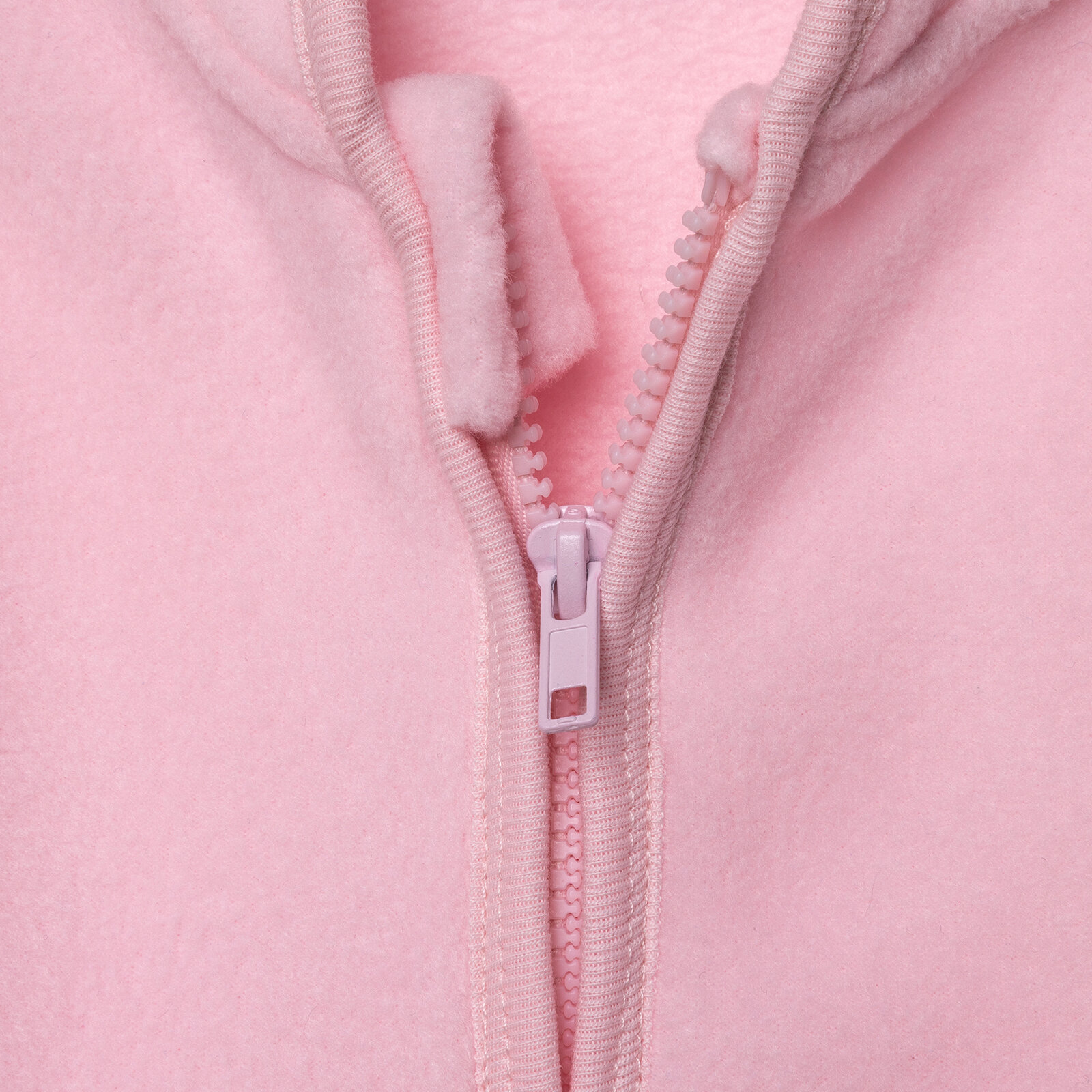 Kız Bebek Polar Hırka Dik Yaka Uzun Kol