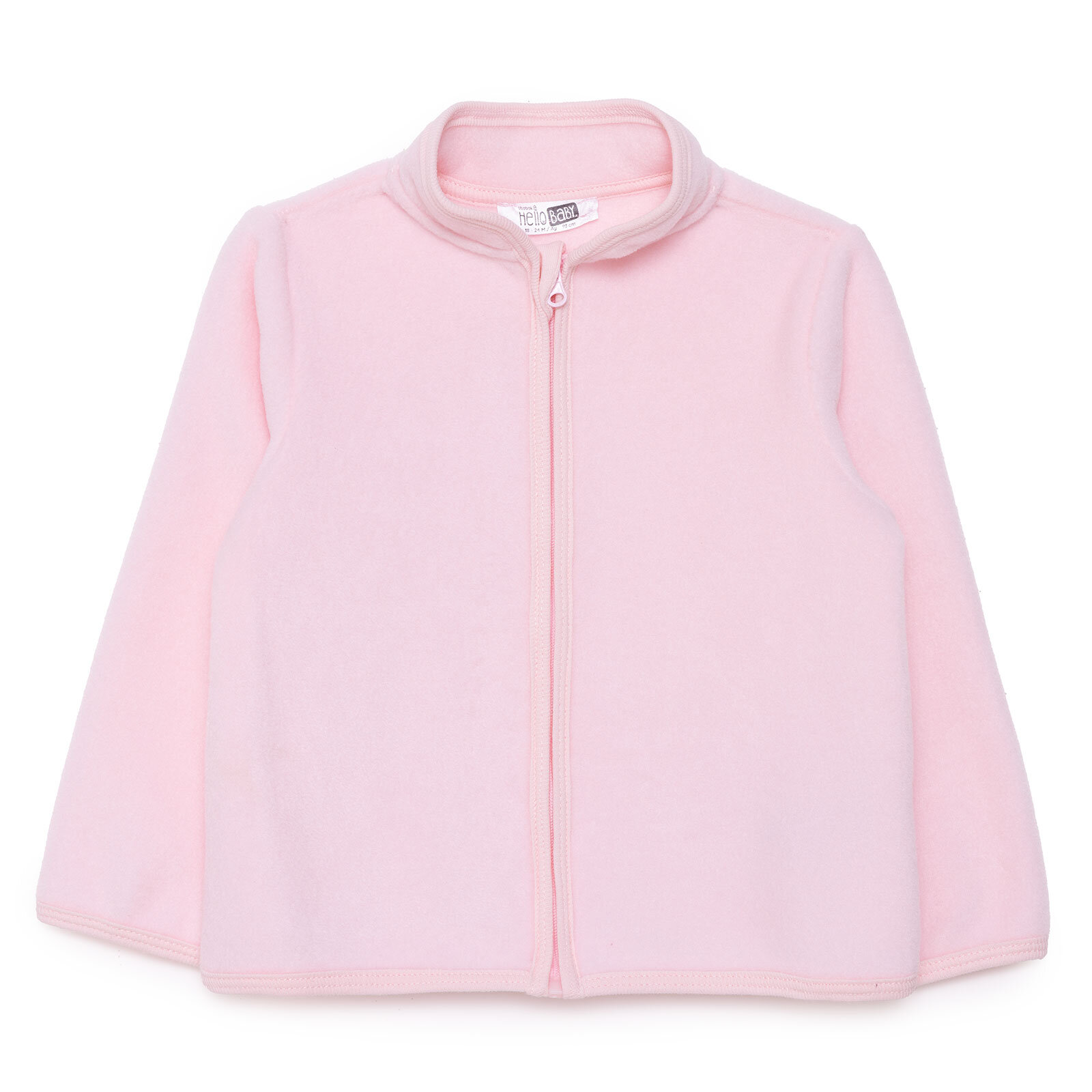 Kız Bebek Polar Hırka Fermuarlı Hakim Yaka Uzun Kol Kız Bebek Polar Hırka Fermuarlı Hakim Yaka Uzun Kol