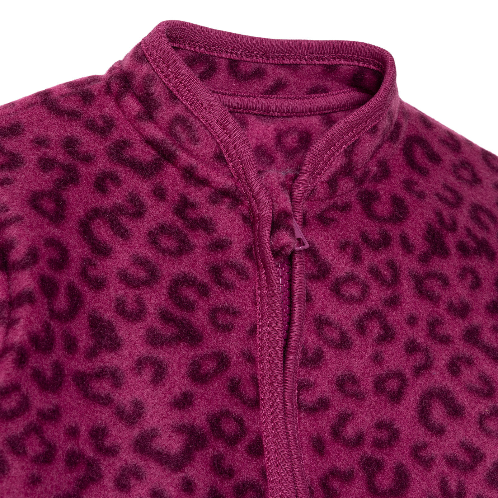 Kız Bebek Polar Hırka Hakim Yaka Uzun Kol