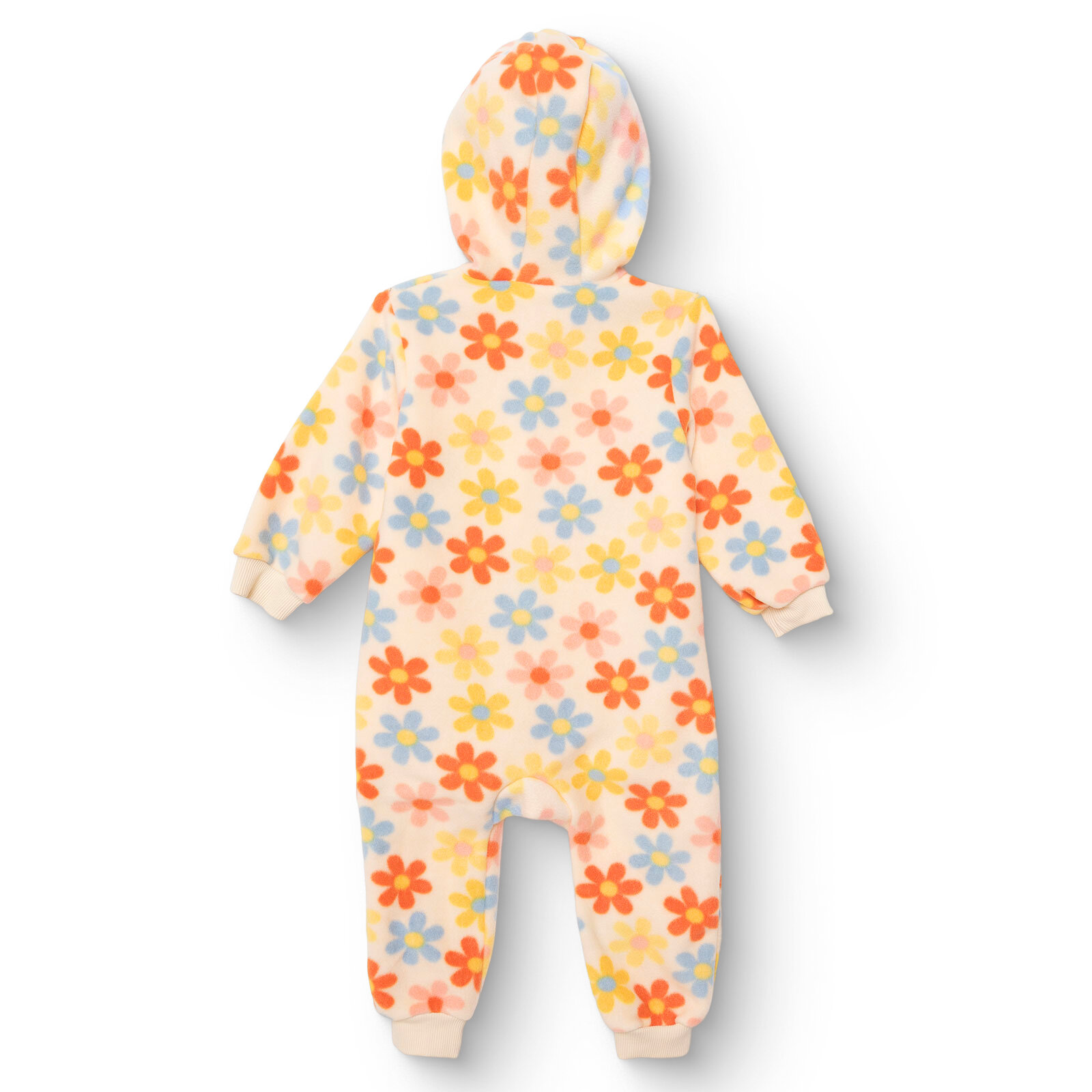 Kız Bebek Polar Patiksiz Tulum Uzun Kol Lastikli Paça