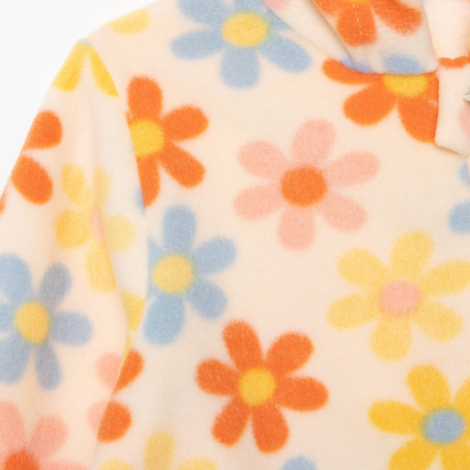 Kız Bebek Polar Patiksiz Tulum Uzun Kol Lastikli Paça