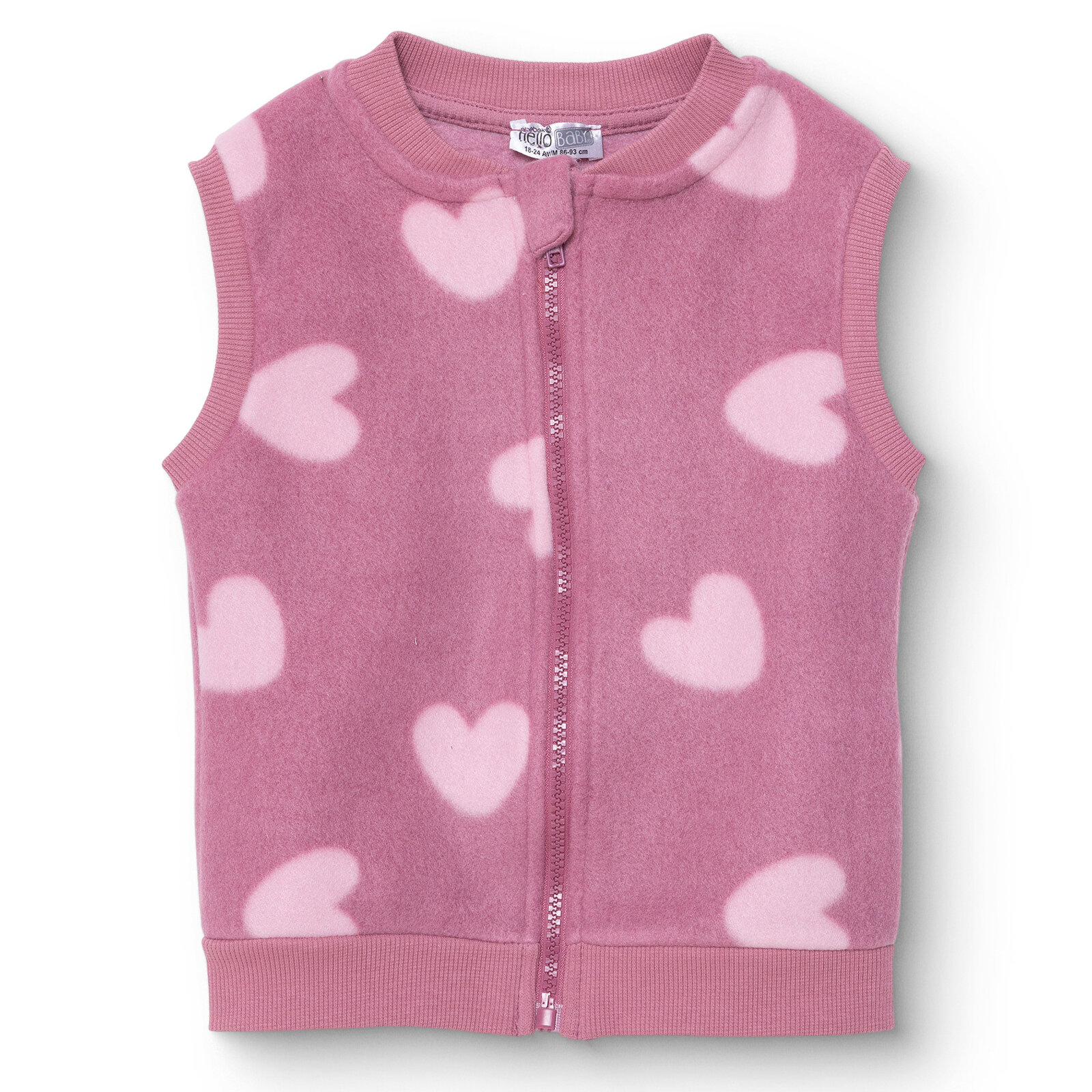 Kız Bebek Polar Yelek Atlet Kol