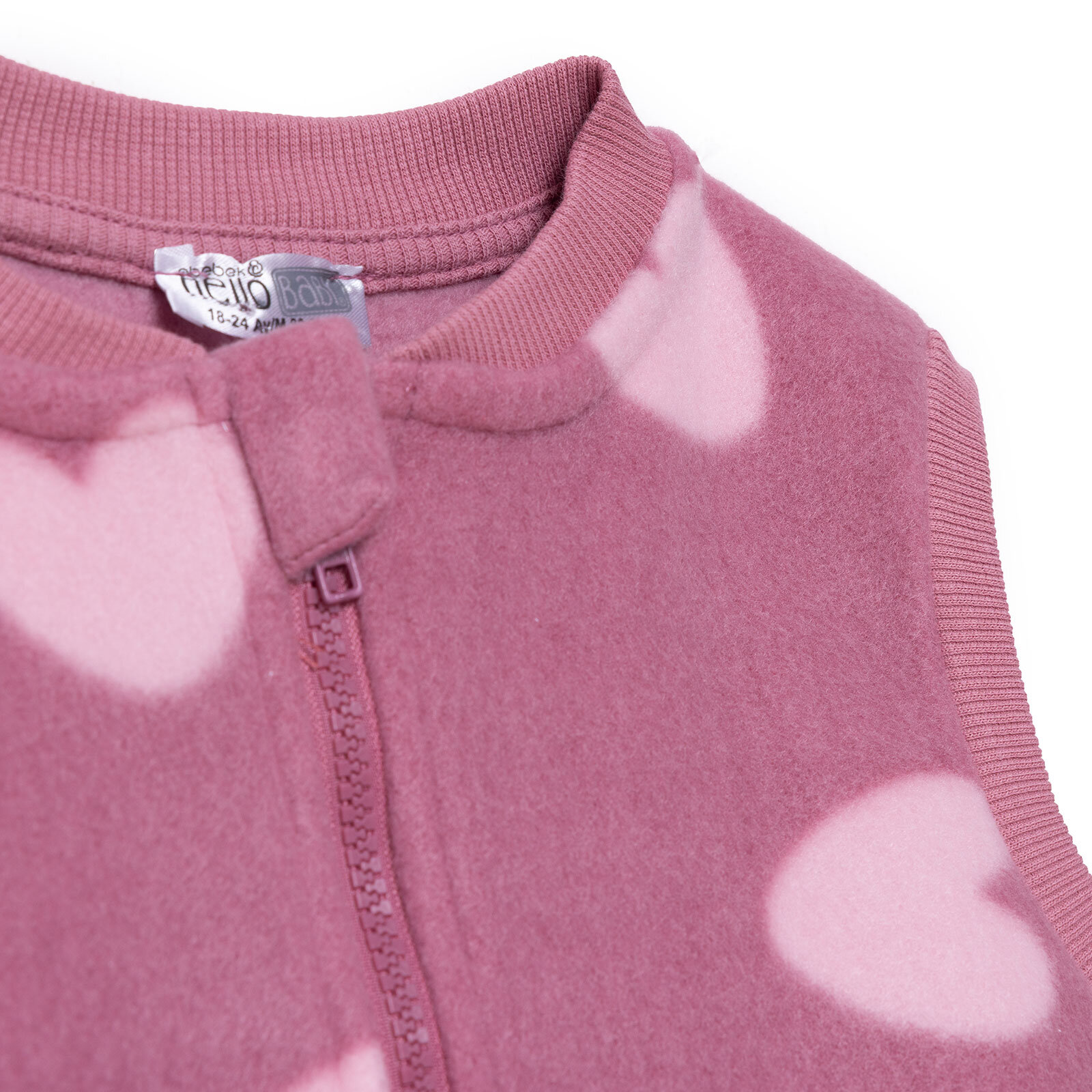 Kız Bebek Polar Yelek Atlet Kol