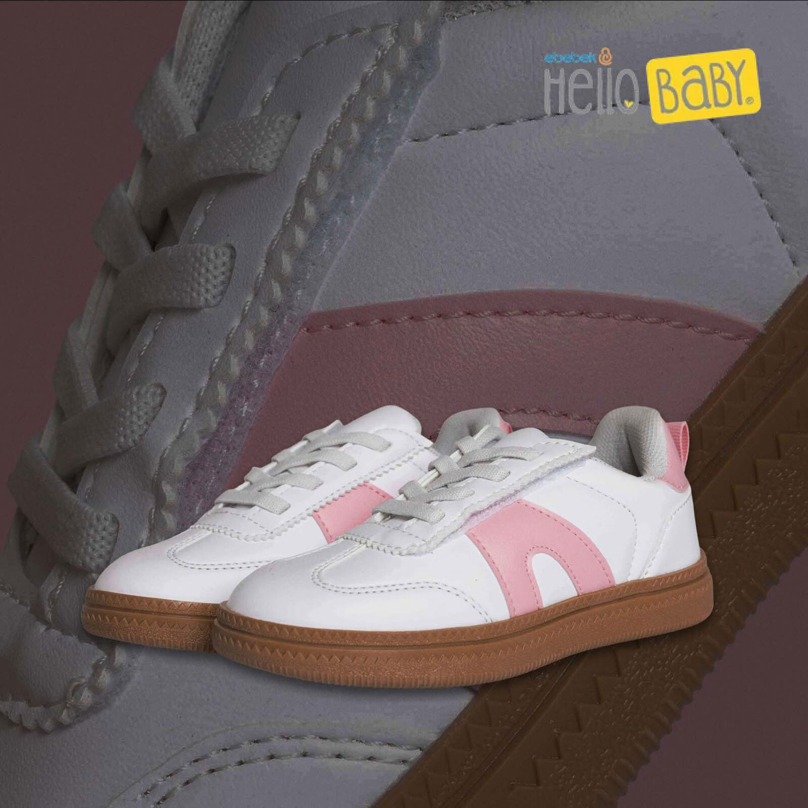 Kız Bebek Spor Ayakkabı İpli Bağlama Kız Bebek Spor Ayakkabı İpli Bağlama