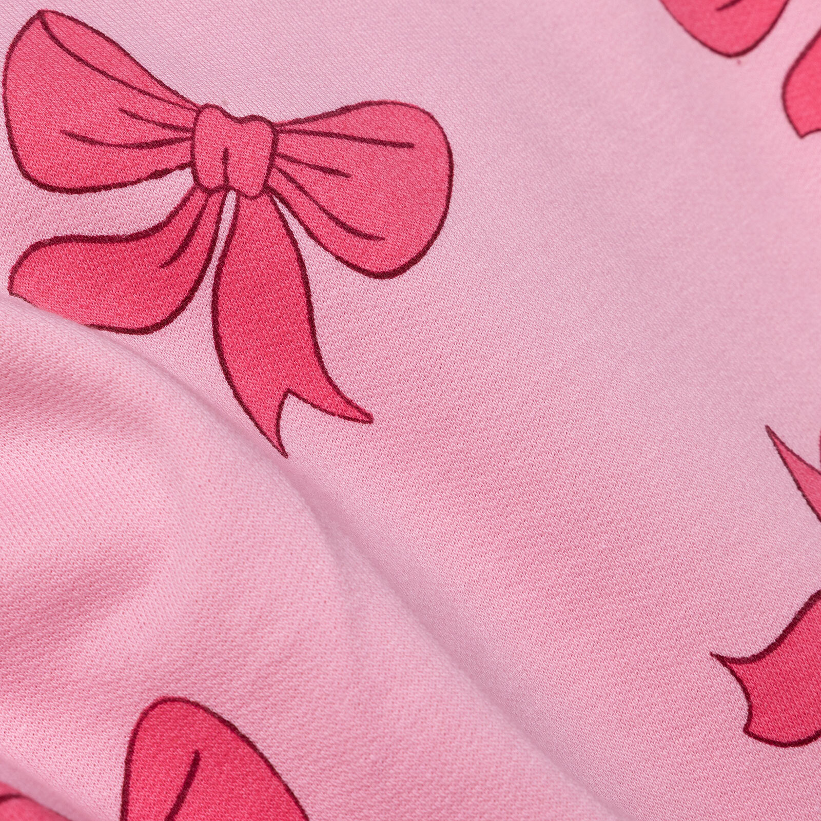 Kız Bebek Sweatshirt Bisiklet Yaka Uzun Kol