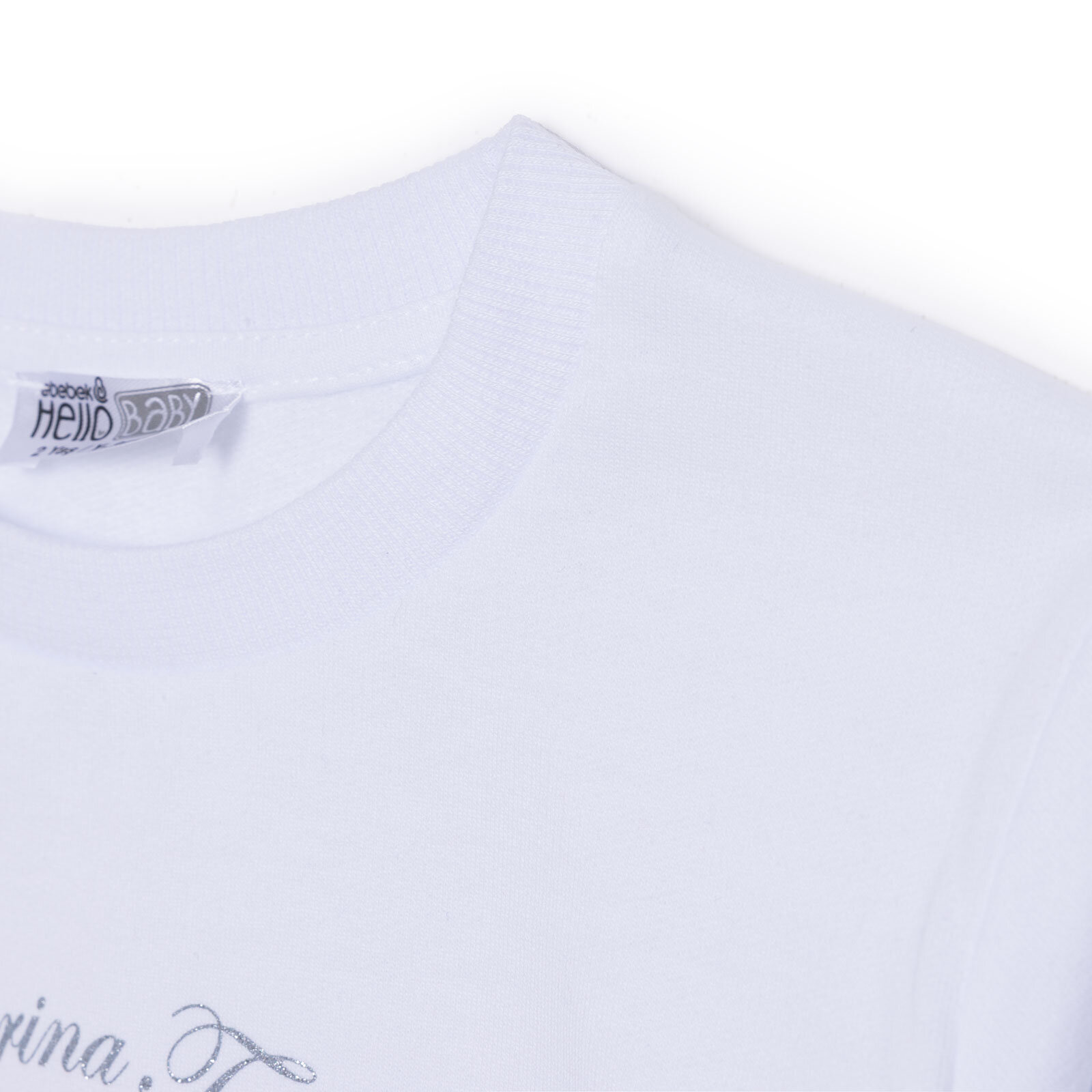 Kız Bebek Sweatshirt Bisiklet Yaka Uzun Kol Kız Bebek Sweatshirt Bisiklet Yaka Uzun Kol