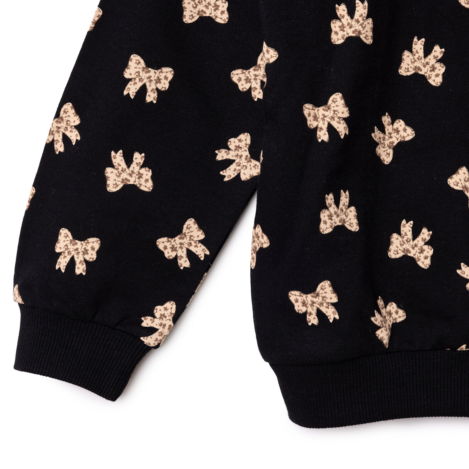 Kız Bebek Sweatshirt Bisiklet Yaka Uzun Kol