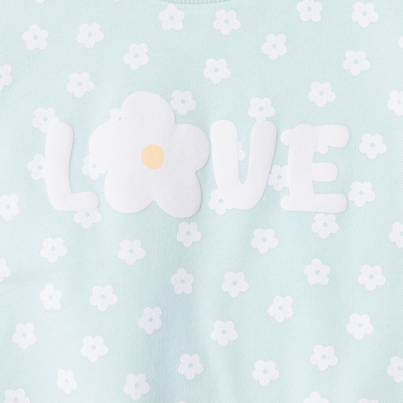 Kız Bebek Sweatshirt Şardonlu Bisiklet Yaka Uzun Kol