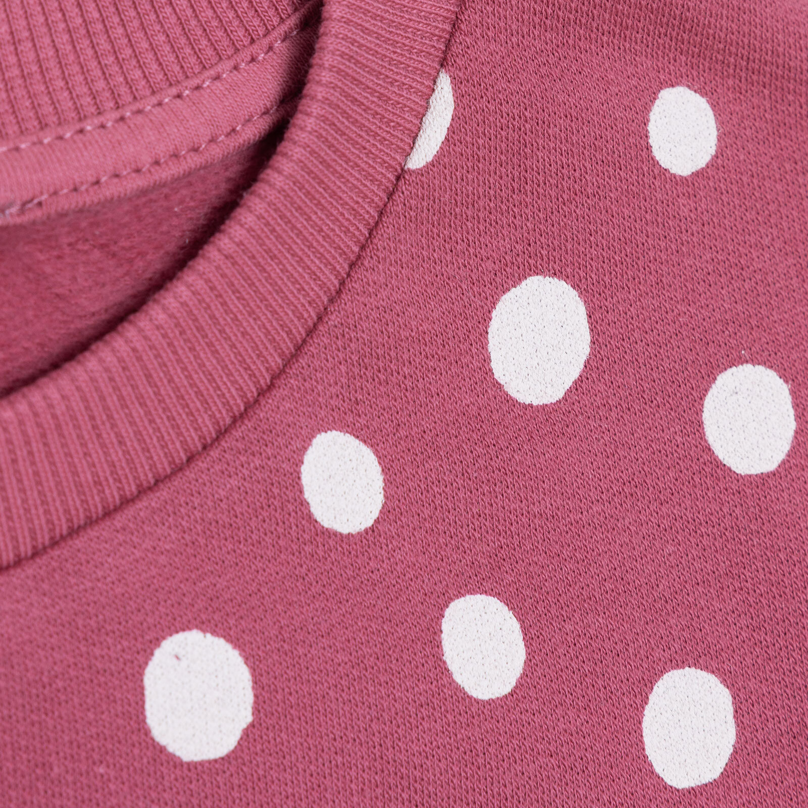 Kız Bebek Sweatshirt Şardonlu Bisiklet Yaka Uzun Kol