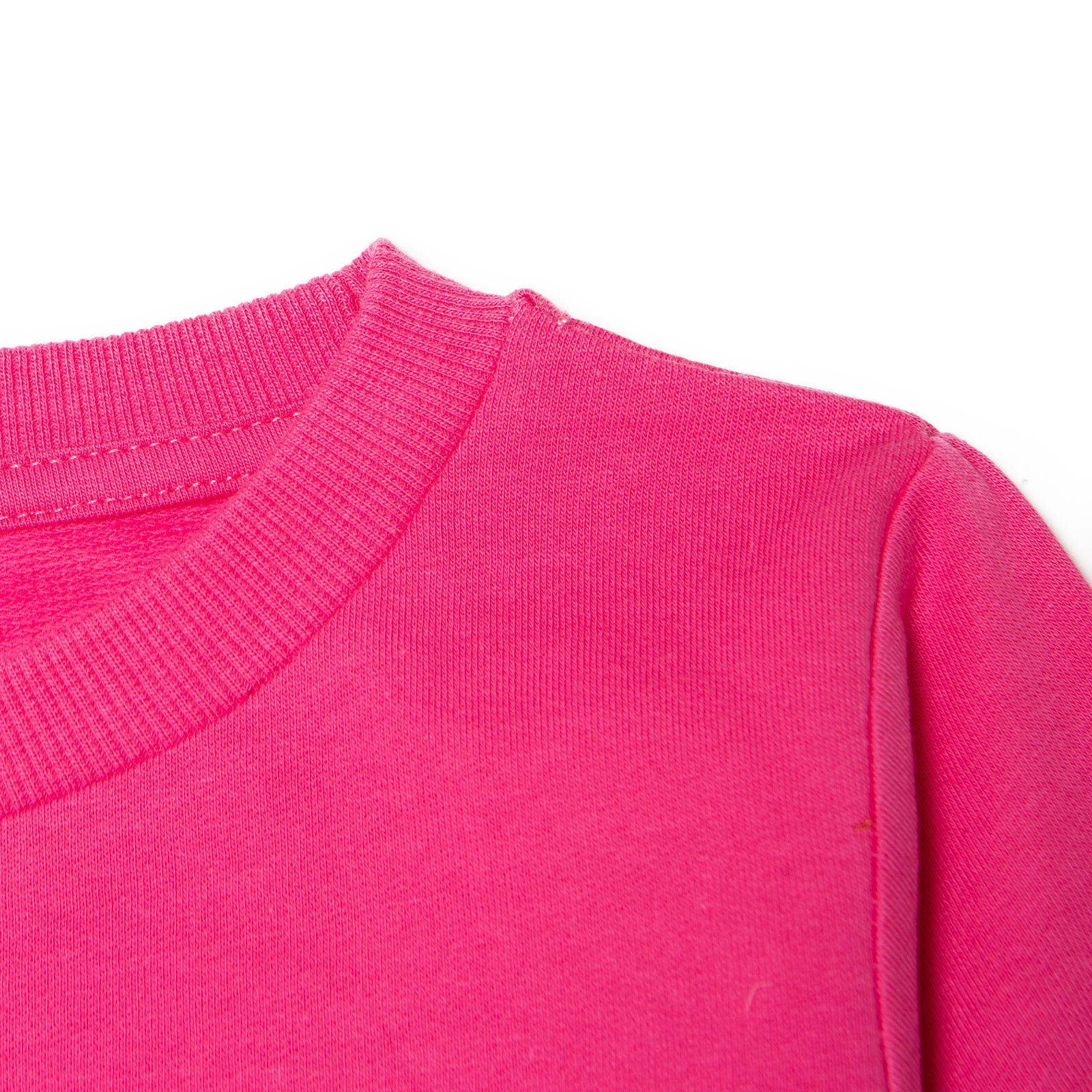 Kız Bebek Sweatshirt Şardonlu İki İplik Bisiklet Yaka Uzun Kol