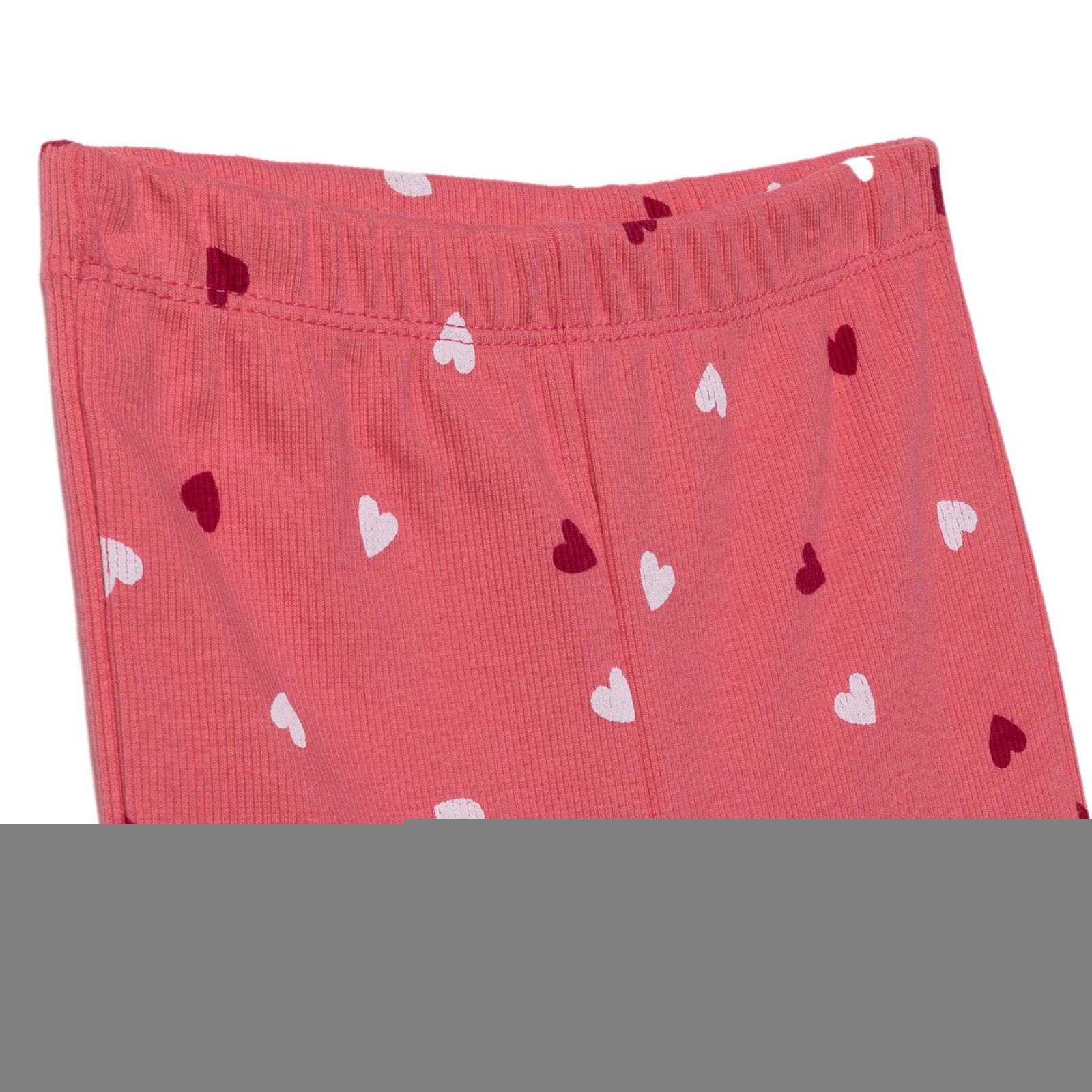 Kız Bebek Sweatshirt - Tayt İki İplik Bisiklet Yaka Uzun Kol Reçme Paça