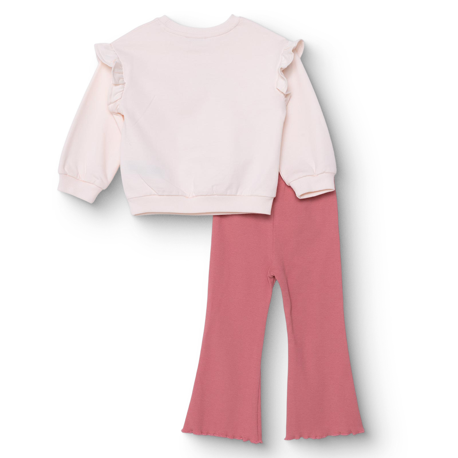 Kız Bebek Sweatshirt - Tayt Motto Girl Bisiklet Yaka Uzun Kol Reçme Paça