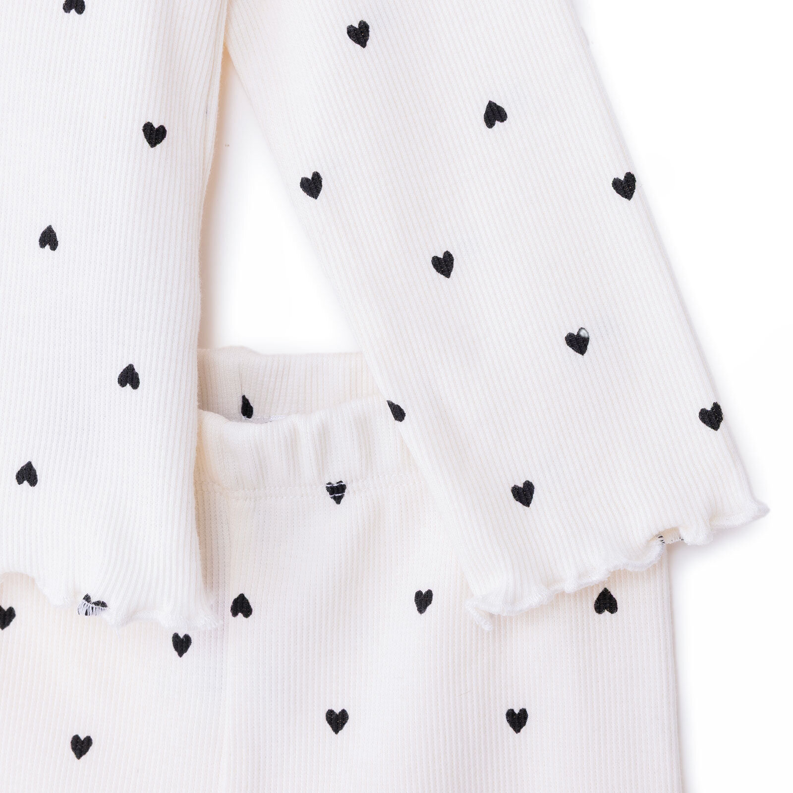 Kız Bebek Sweatshirt - Tayt Motto Girl Bisiklet Yaka Uzun Kol Reçme Paça