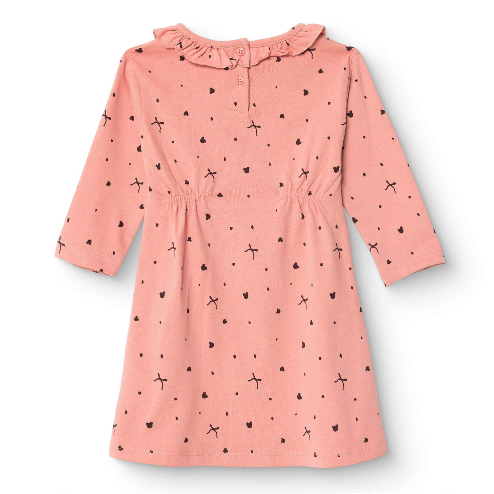 Kız Bebek Teddy Bear Elbise Fırçalı Süprem Bisiklet Yaka Uzun Kol Kız Bebek Teddy Bear Elbise Fırçalı Süprem Bisiklet Yaka Uzun Kol