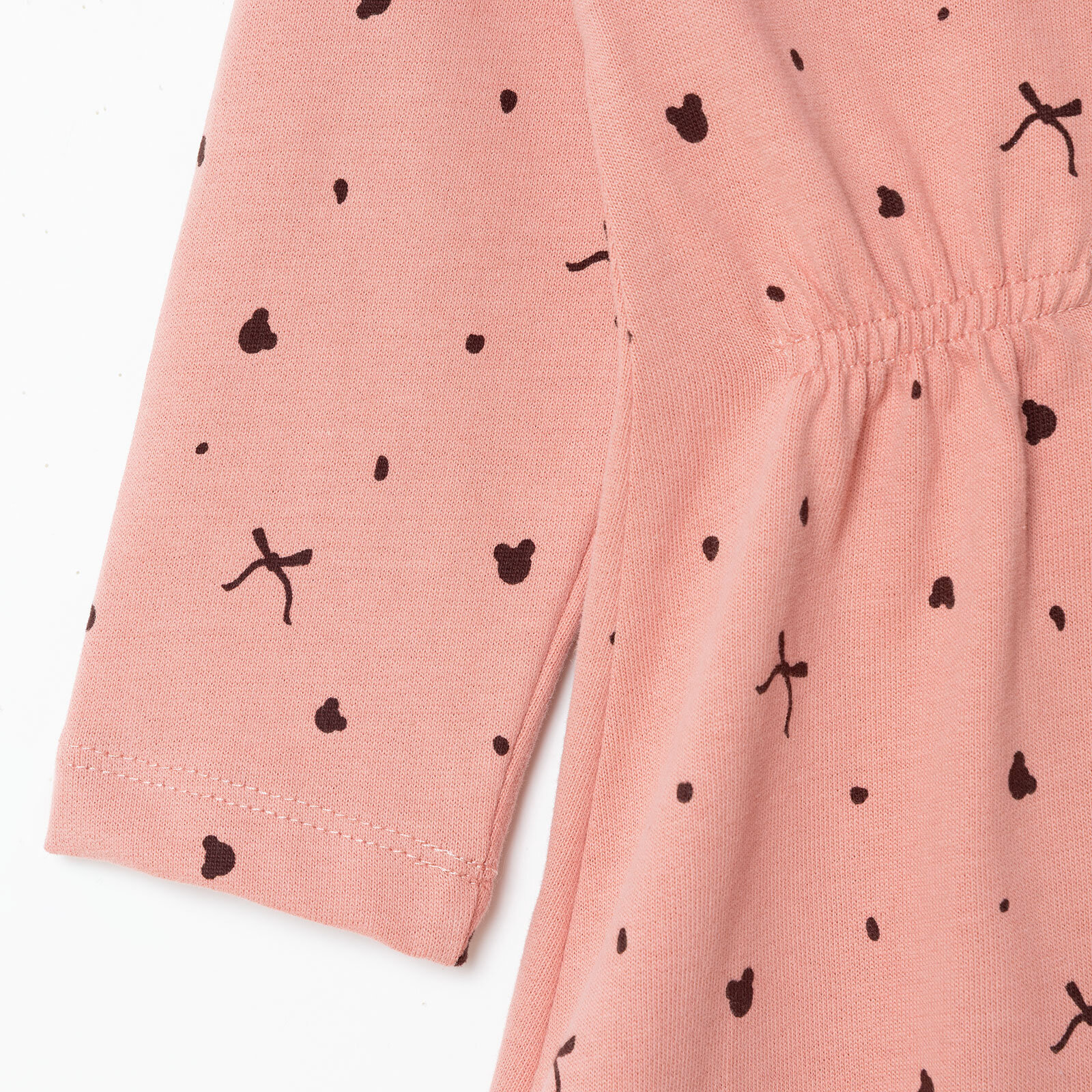 Kız Bebek Teddy Bear Elbise Fırçalı Süprem Bisiklet Yaka Uzun Kol Kız Bebek Teddy Bear Elbise Fırçalı Süprem Bisiklet Yaka Uzun Kol