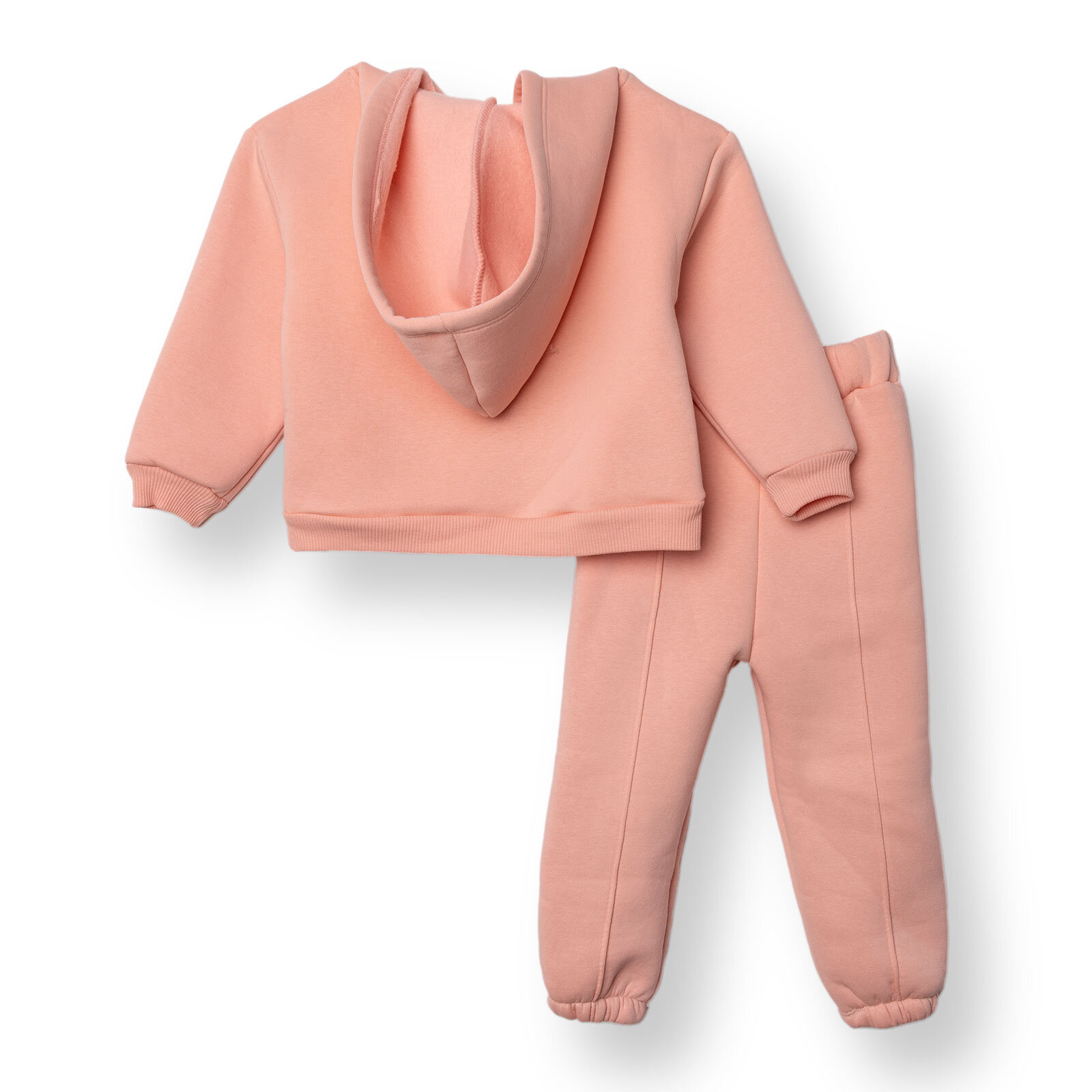 Kız Bebek Teddy Bear Eşofman Takımı Uzun Kol Lastikli Paça