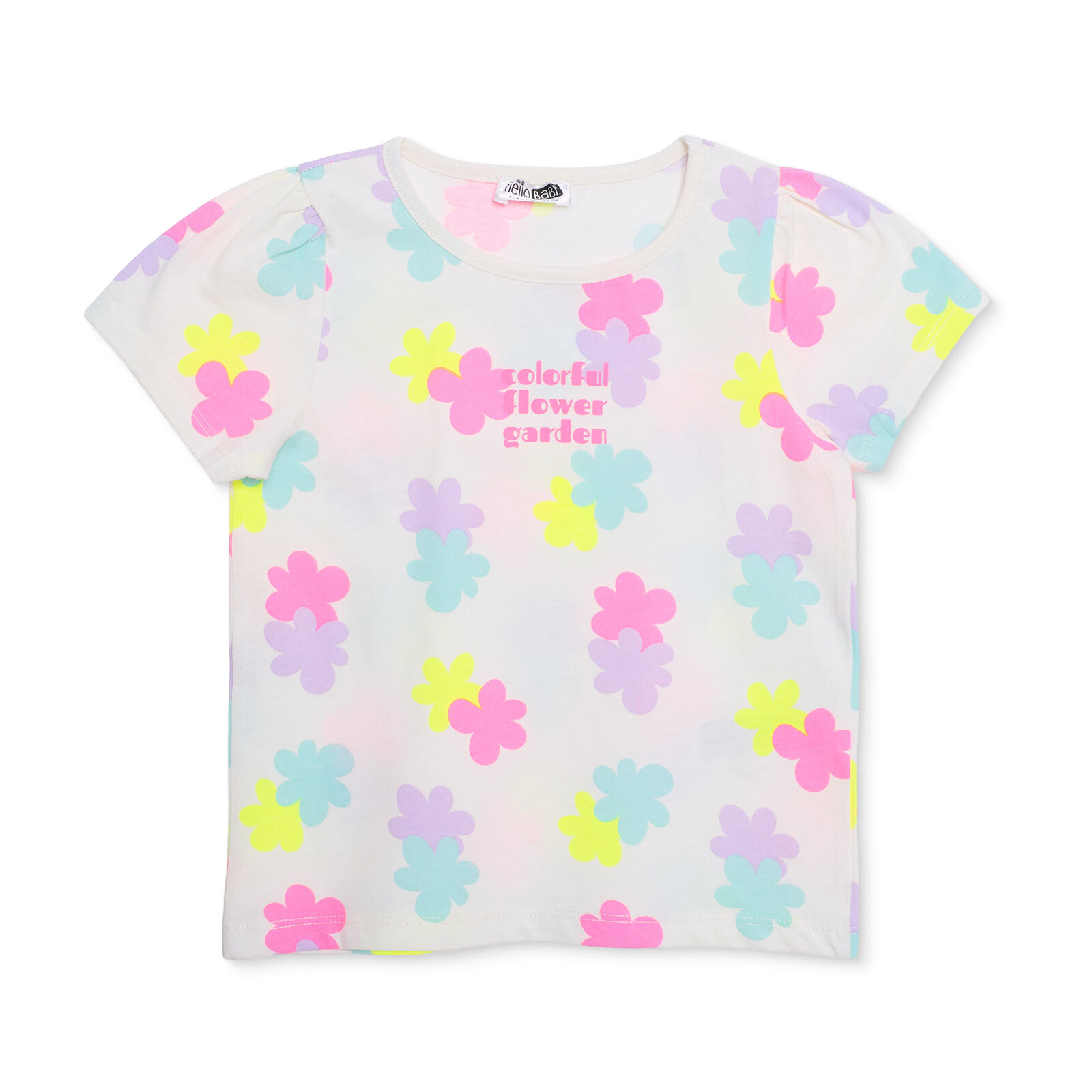 Kız Bebek Tshirt Bisiklet Yaka Kısa Kol Kız Bebek Tshirt Bisiklet Yaka Kısa Kol