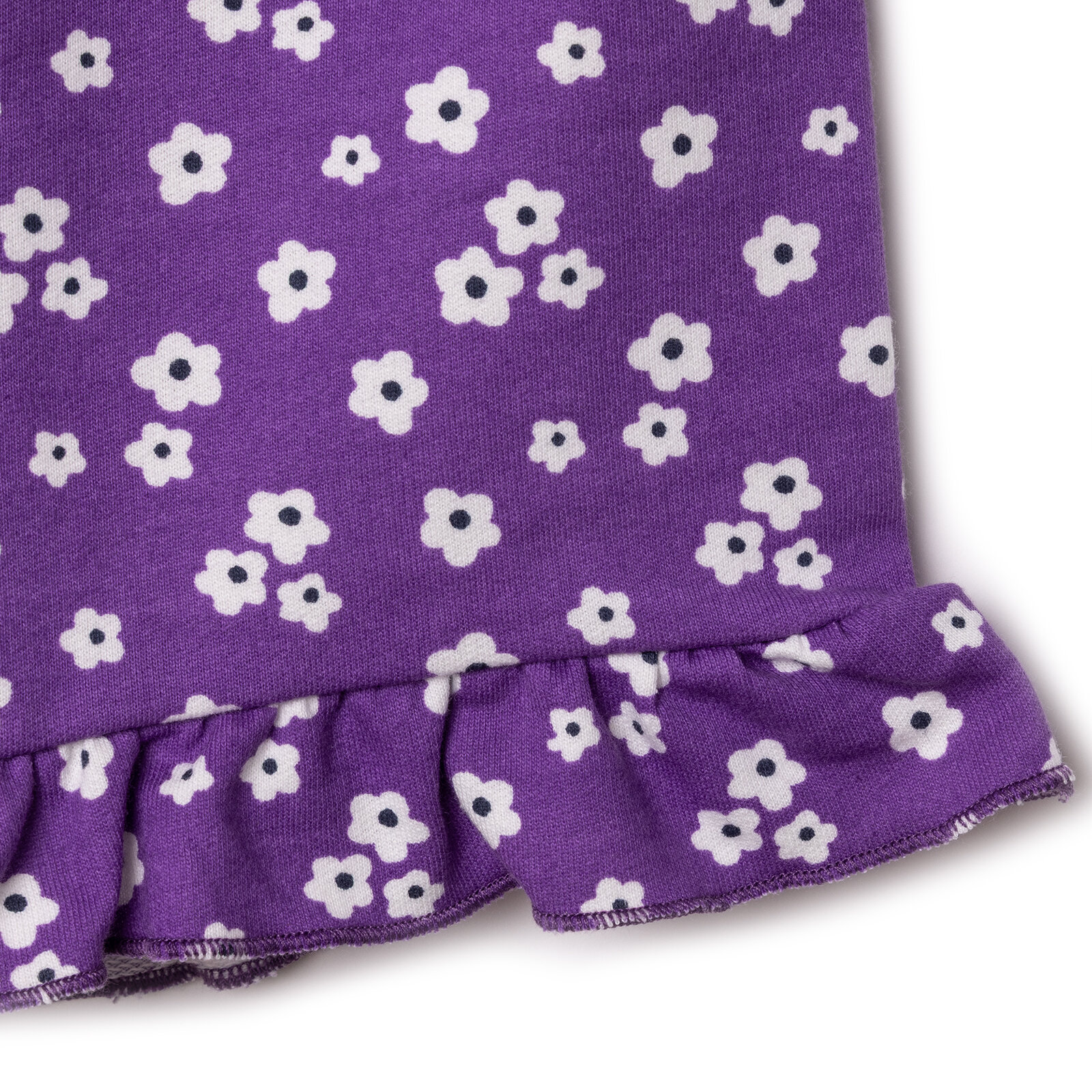 Kız Bebek Tshirt-Şort Süprem Bisiklet Yaka Kısa Kol Reçme Paça