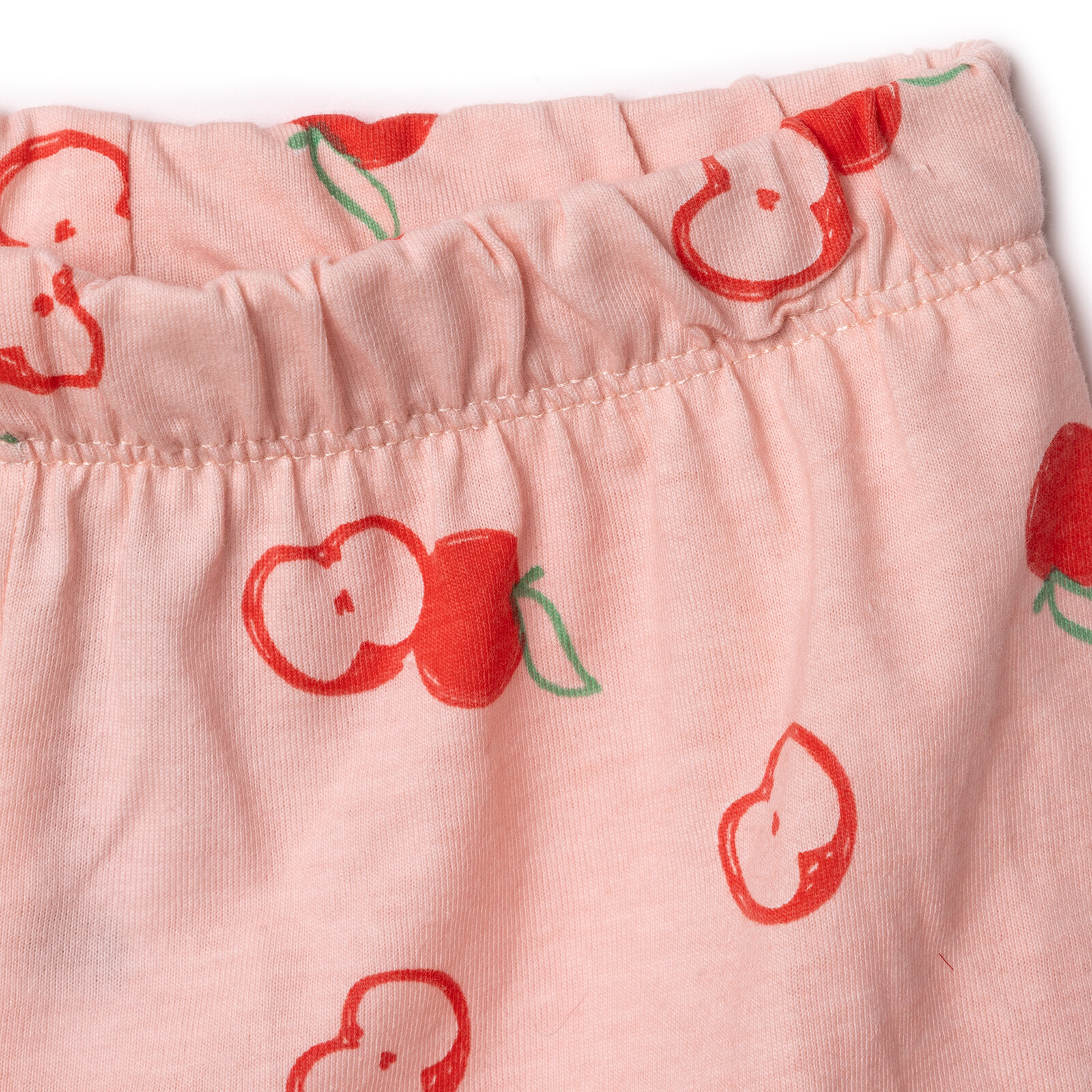 Kız Bebek Tshirt-Şort Süprem Bisiklet Yaka Kısa Kol Reçme Paça