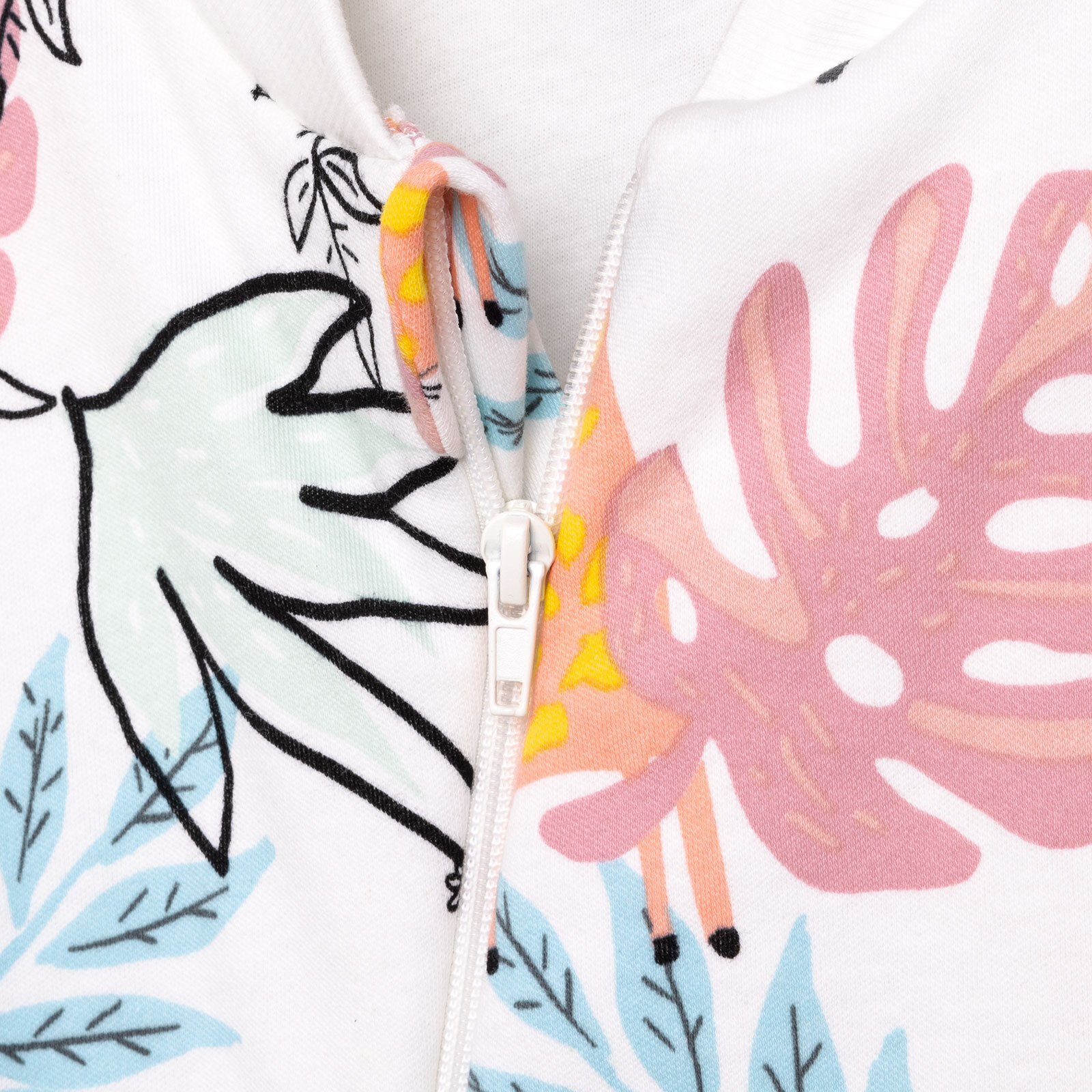 Kız Bebek Uyku Tulum İnterlok Fermuarlı 2,5 Tog Bisiklet Yaka Uzun Kol Ekru Kız Bebek Uyku Tulum İnterlok Fermuarlı 2,5 Tog Bisiklet Yaka Uzun Kol Ekru