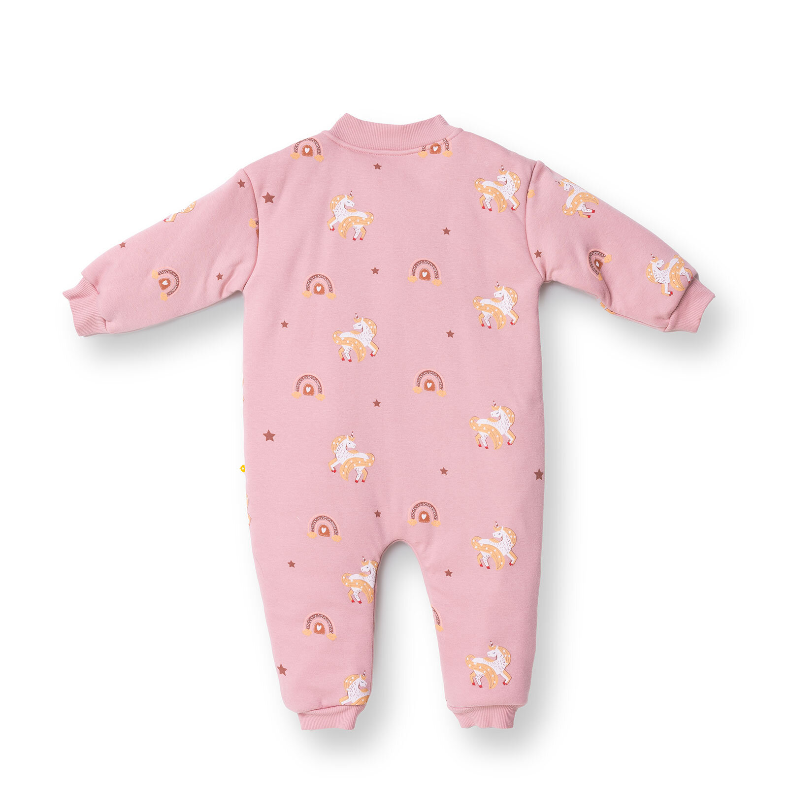 Kız Bebek Uyku Tulumu Fermuarlı 2.5 Tog Bisiklet Yaka Uzun Kol Patiksiz Paça