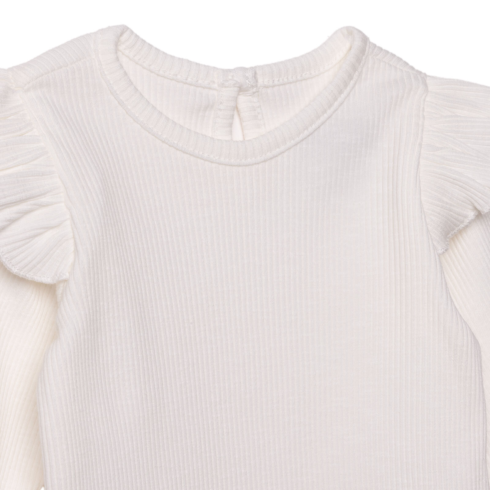 Kız Bebek Uzun Kol Body Bisiklet Yaka