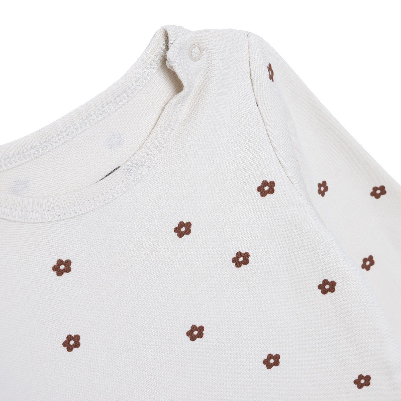 Kız Bebek Uzun Kol Body Çıtçıtlı Yaka Uzun Kol