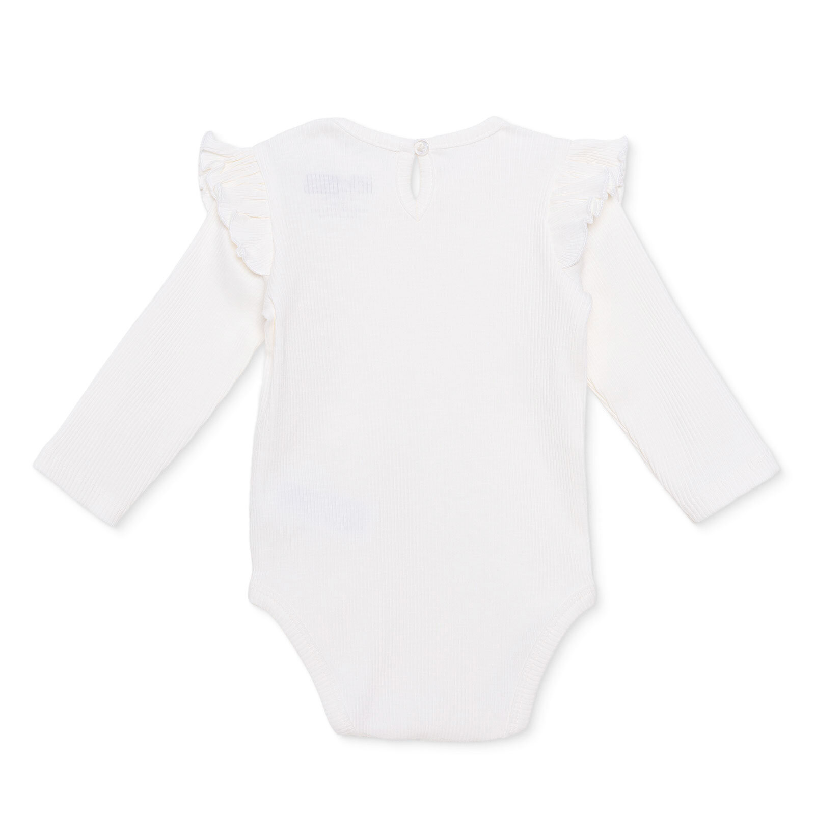 Kız Bebek Uzun Kol Body Fırfırlı Yaka Uzun Kol