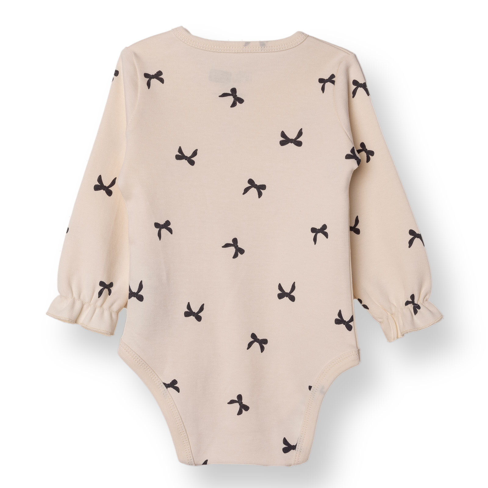 Kız Bebek Uzun Kol Body İnterlok Çıtçıtlı Yaka Uzun Kol