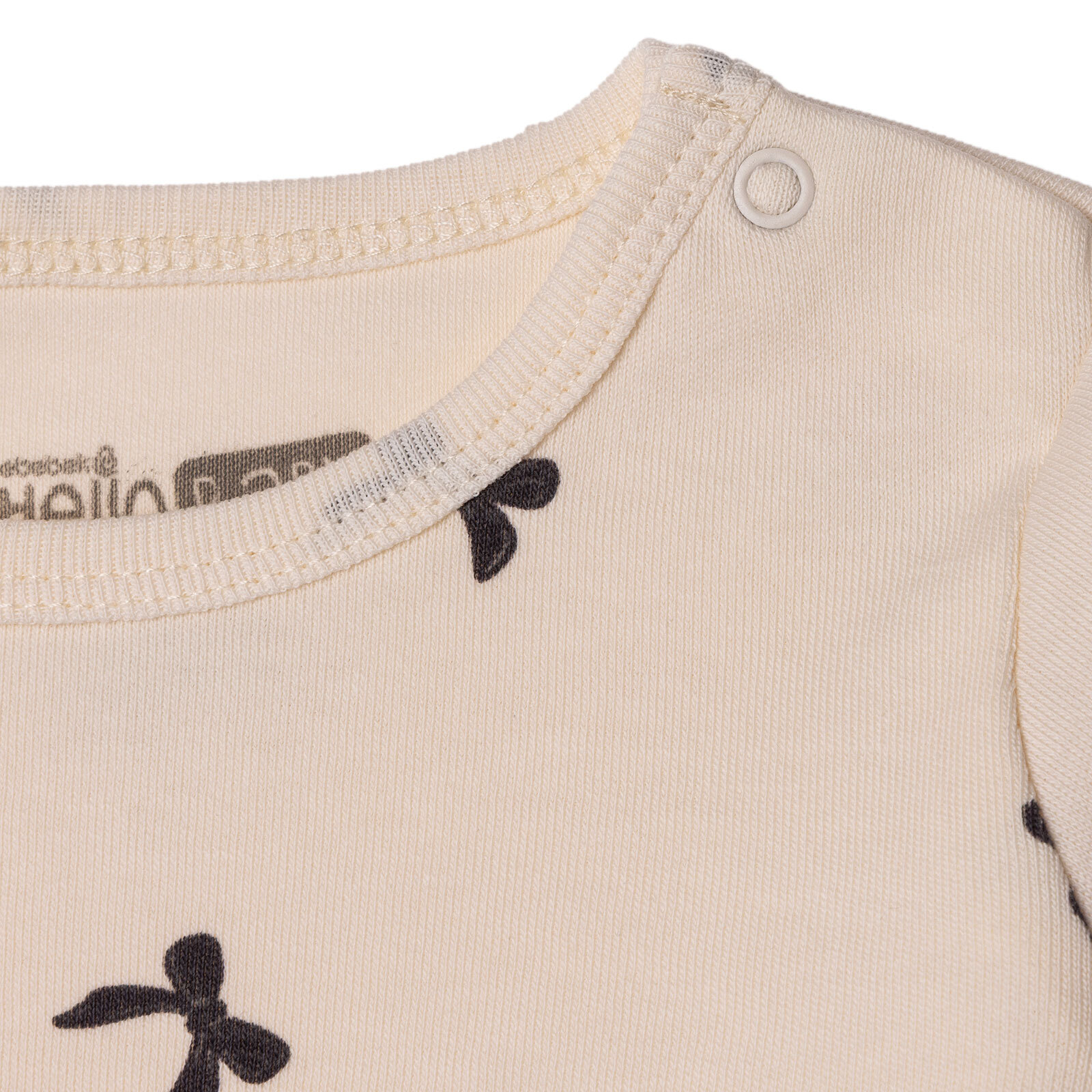 Kız Bebek Uzun Kol Body İnterlok Çıtçıtlı Yaka Uzun Kol