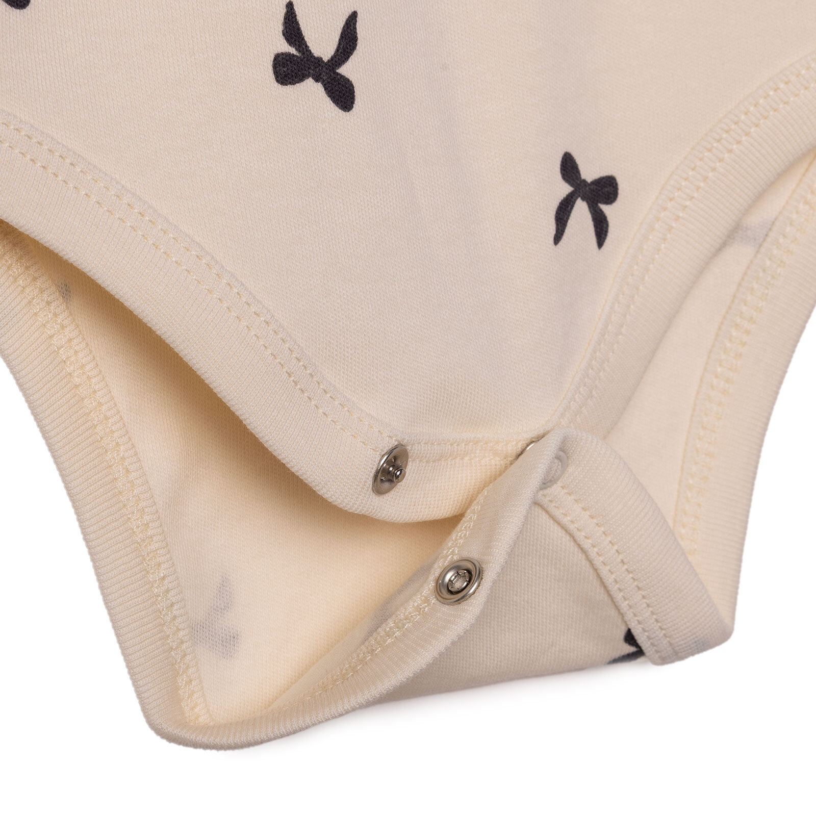 Kız Bebek Uzun Kol Body İnterlok Çıtçıtlı Yaka Uzun Kol