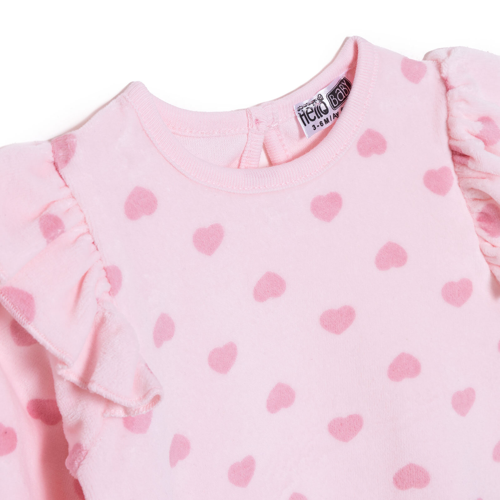 Kız Bebek Uzun Kol Body Kadife Bisiklet Yaka Uzun Kol Kız Bebek Uzun Kol Body Kadife Bisiklet Yaka Uzun Kol