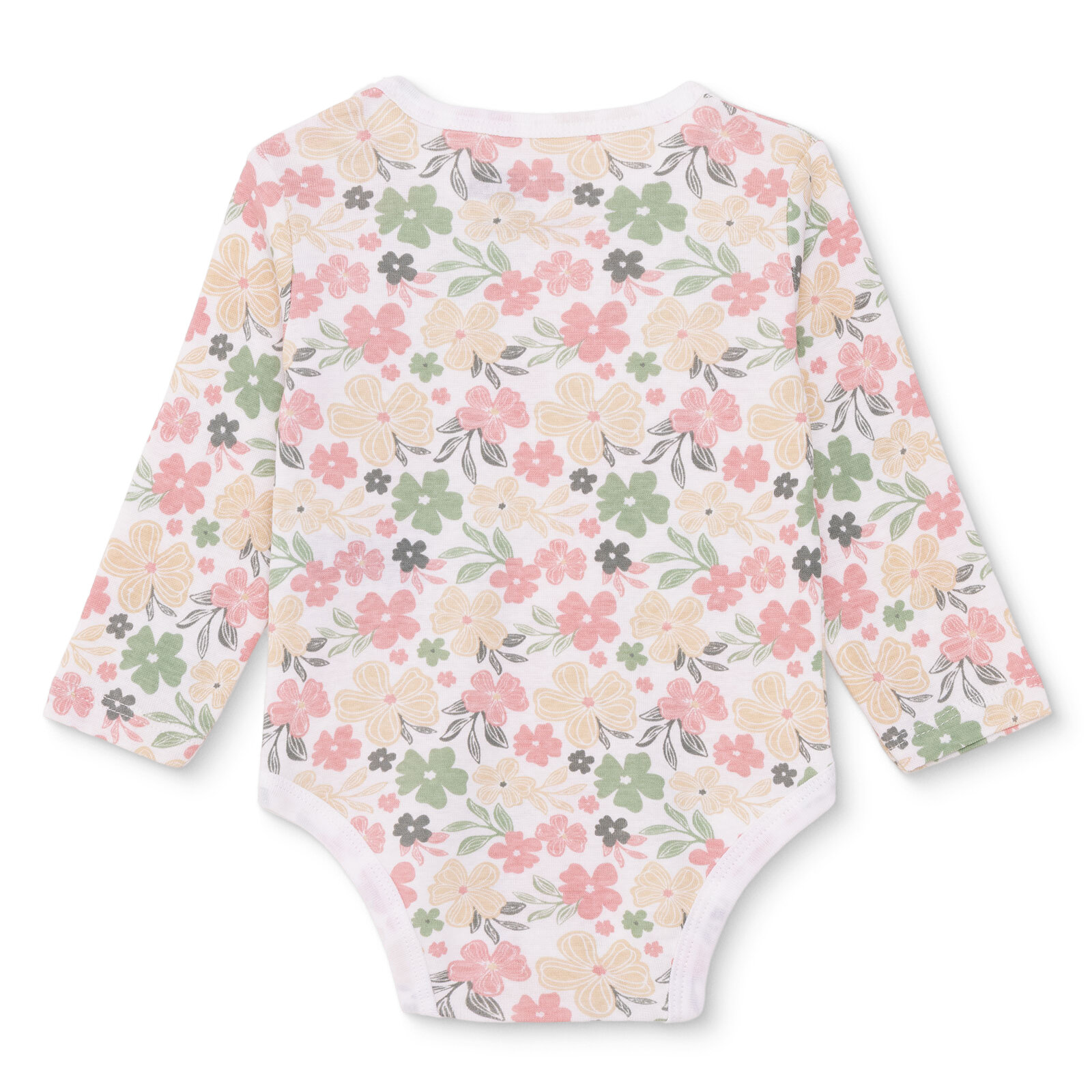 Kız Bebek Uzun Kol Body Ribana Çıtçıtlı Yaka Kız Bebek Uzun Kol Body Ribana Çıtçıtlı Yaka