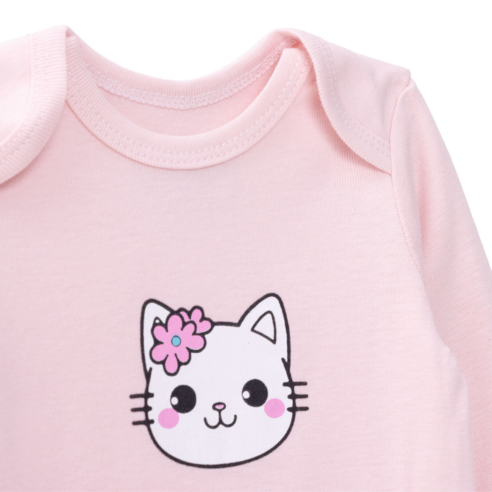 &nbsp;Kız Bebek Uzun Kol Body Zarf Yaka Uzun Kol Ribana Paça