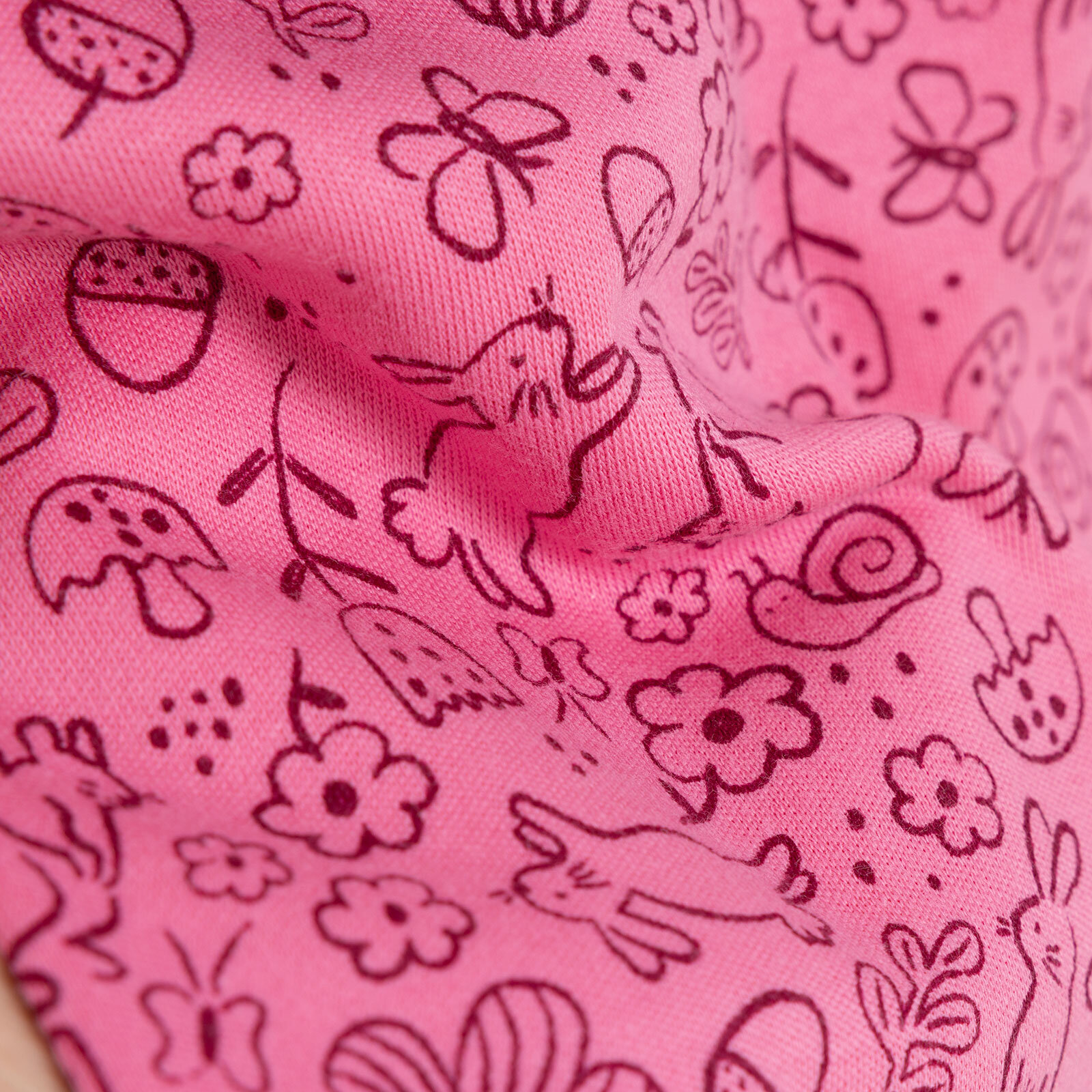 Kız Bebek Uzun Kol Pijama Takımı İnterlok Bisiklet Yaka Reçme Paça