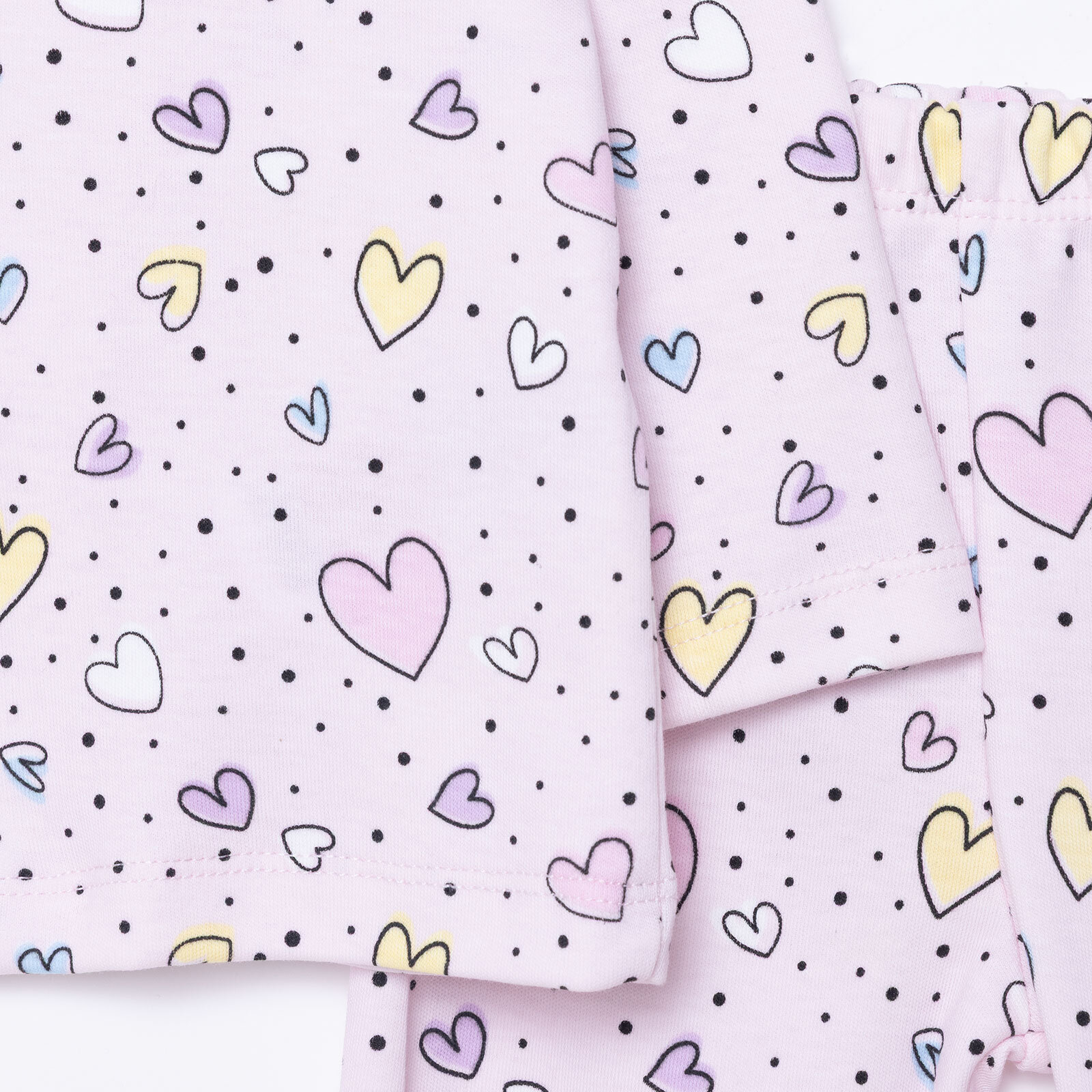 Kız Bebek Uzun Kol Pijama Takımı İnterlok Gömlek Yaka Uzun Kol Reçme Paça Kız Bebek Uzun Kol Pijama Takımı İnterlok Gömlek Yaka Uzun Kol Reçme Paça