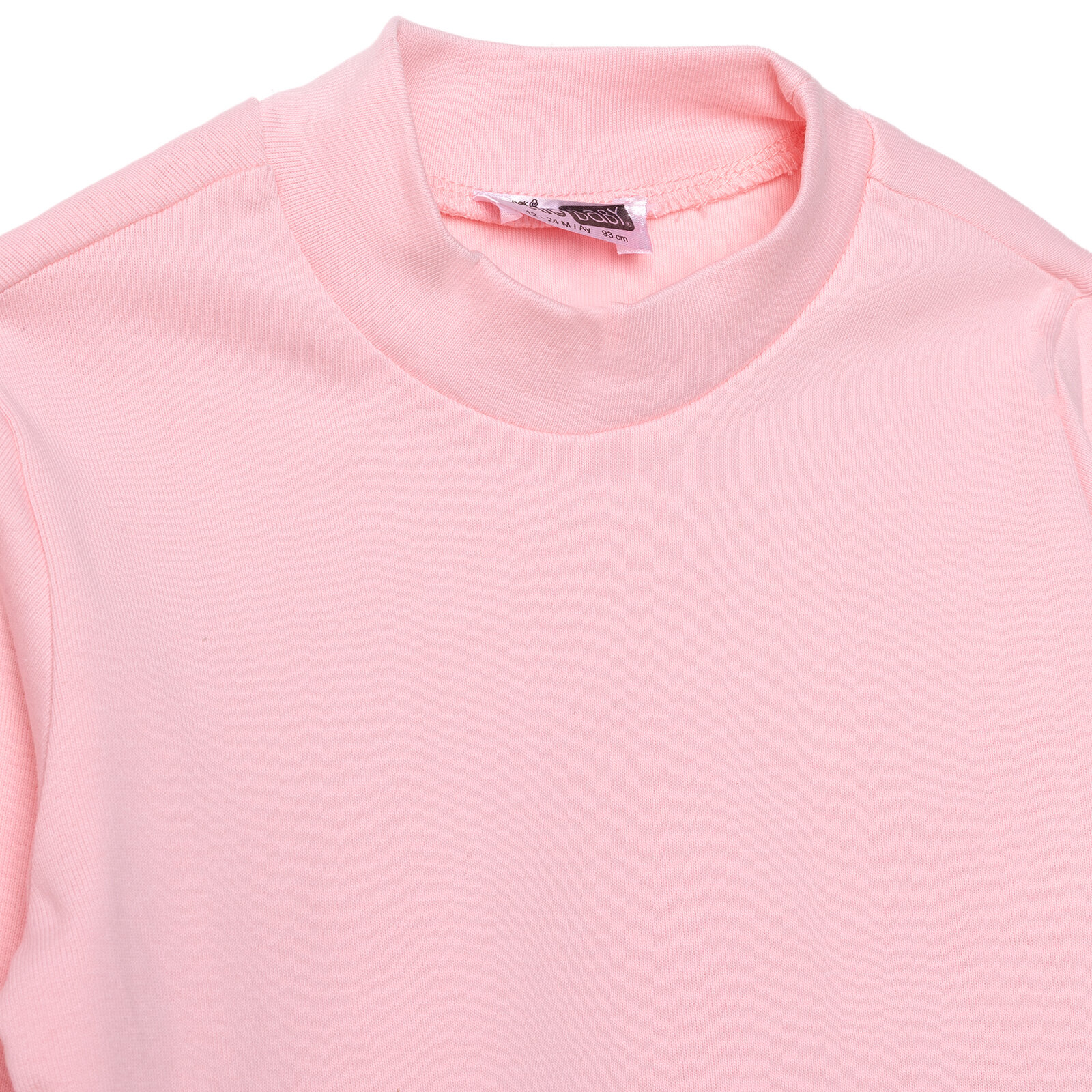 Kız Bebek Uzun Kol Tshirt Bisiklet Yaka Uzun Kol Ribana Paça